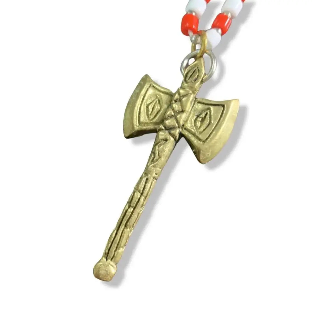 Eleke de Shango – Dije de Bronce (Shango Necklace with Bronze Pendant) - SanteriaGuide