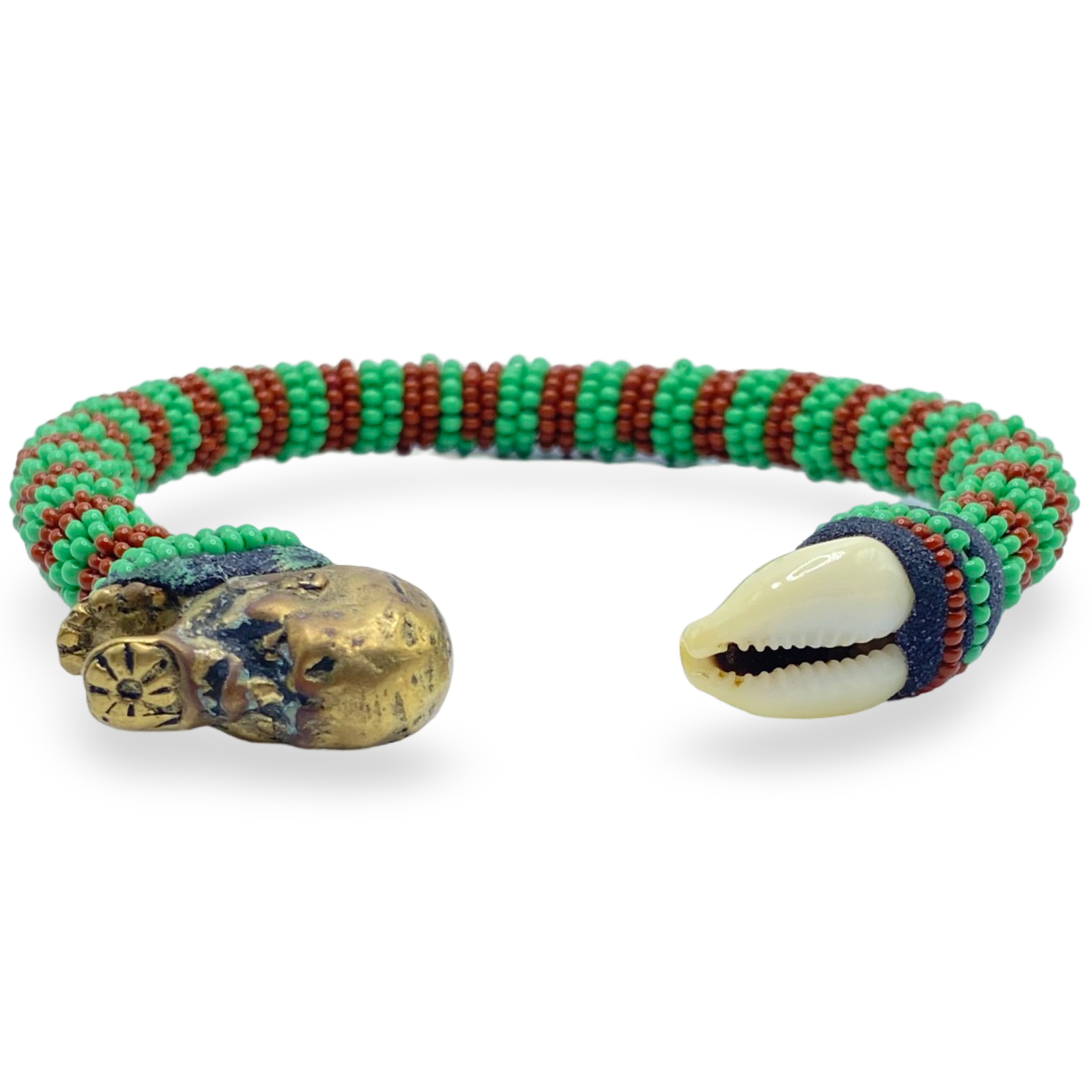 Handmade Ilde Pulsera for Ifá Orúnmila – Cowrie Shells & Bronze - SanteriaGuide