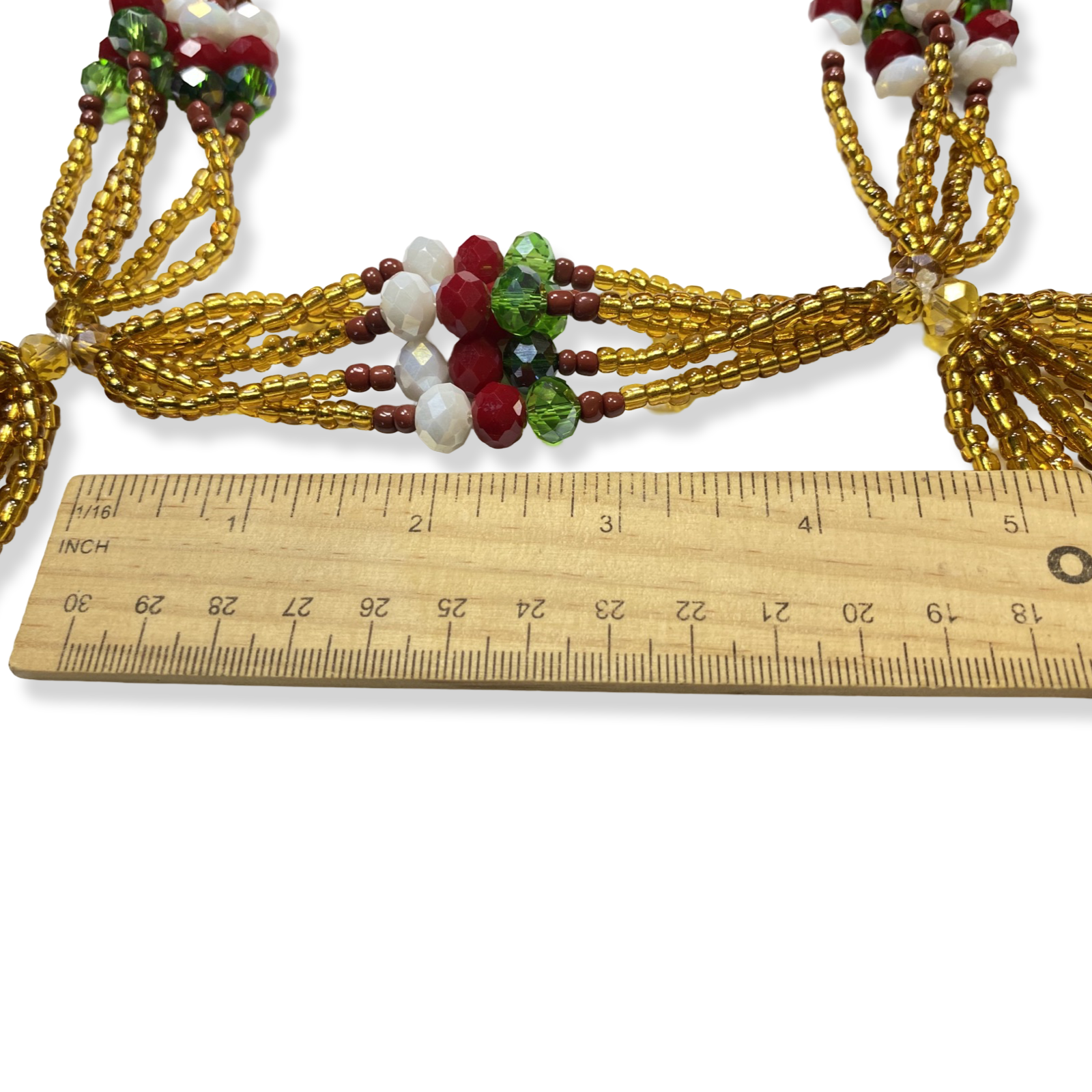 Handmade Mazo de Oshún Ibu Acuaro - Crystal for Sopera | Yoruba Santería Orisha - SanteriaGuide