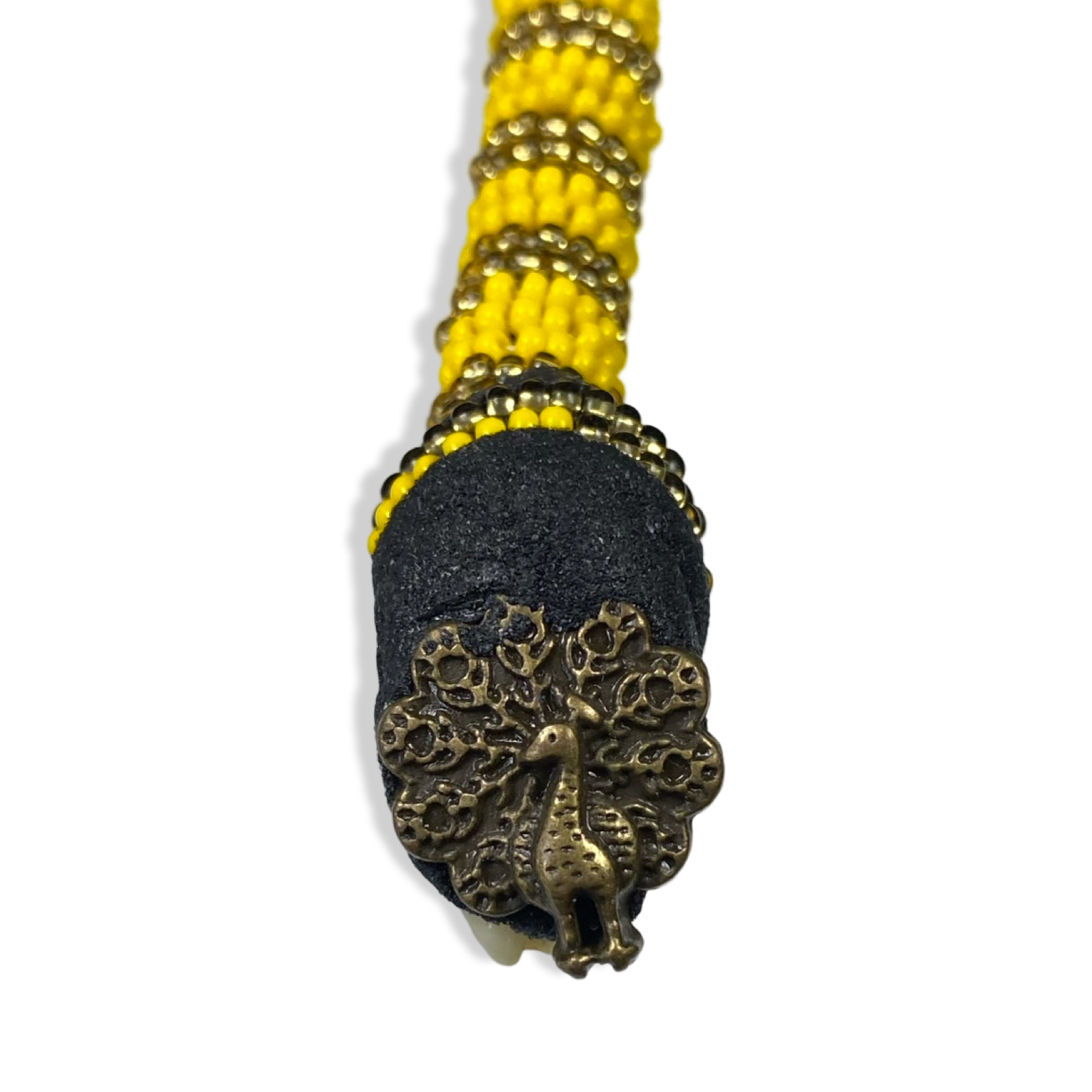 Handmade Ilde de Oshún Bracelet - Cowrie Shells Yoruba Santeria Orisha - SanteriaGuide