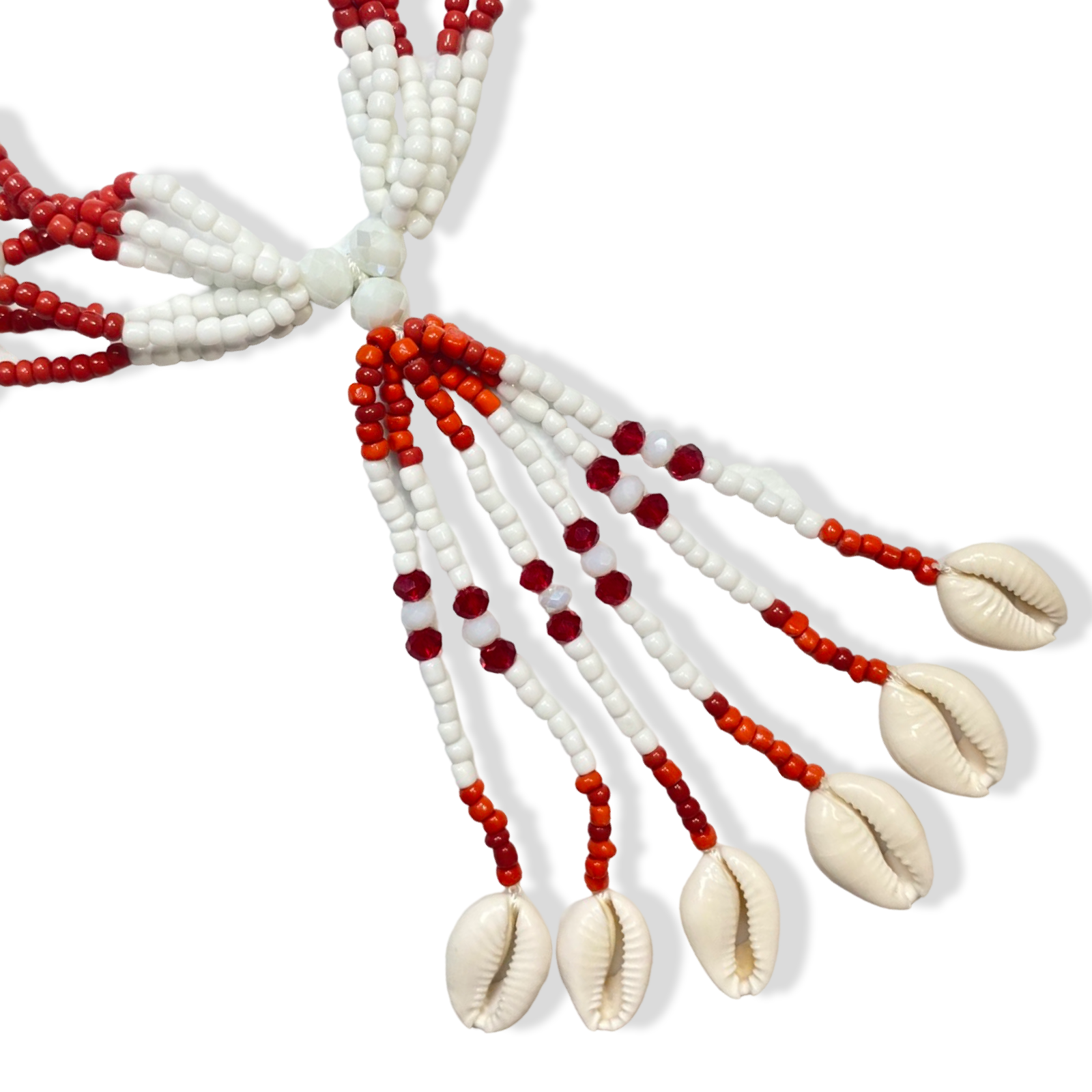 Mazo de Shango - Red & White Yoruba Santeria Orisha - SanteriaGuide