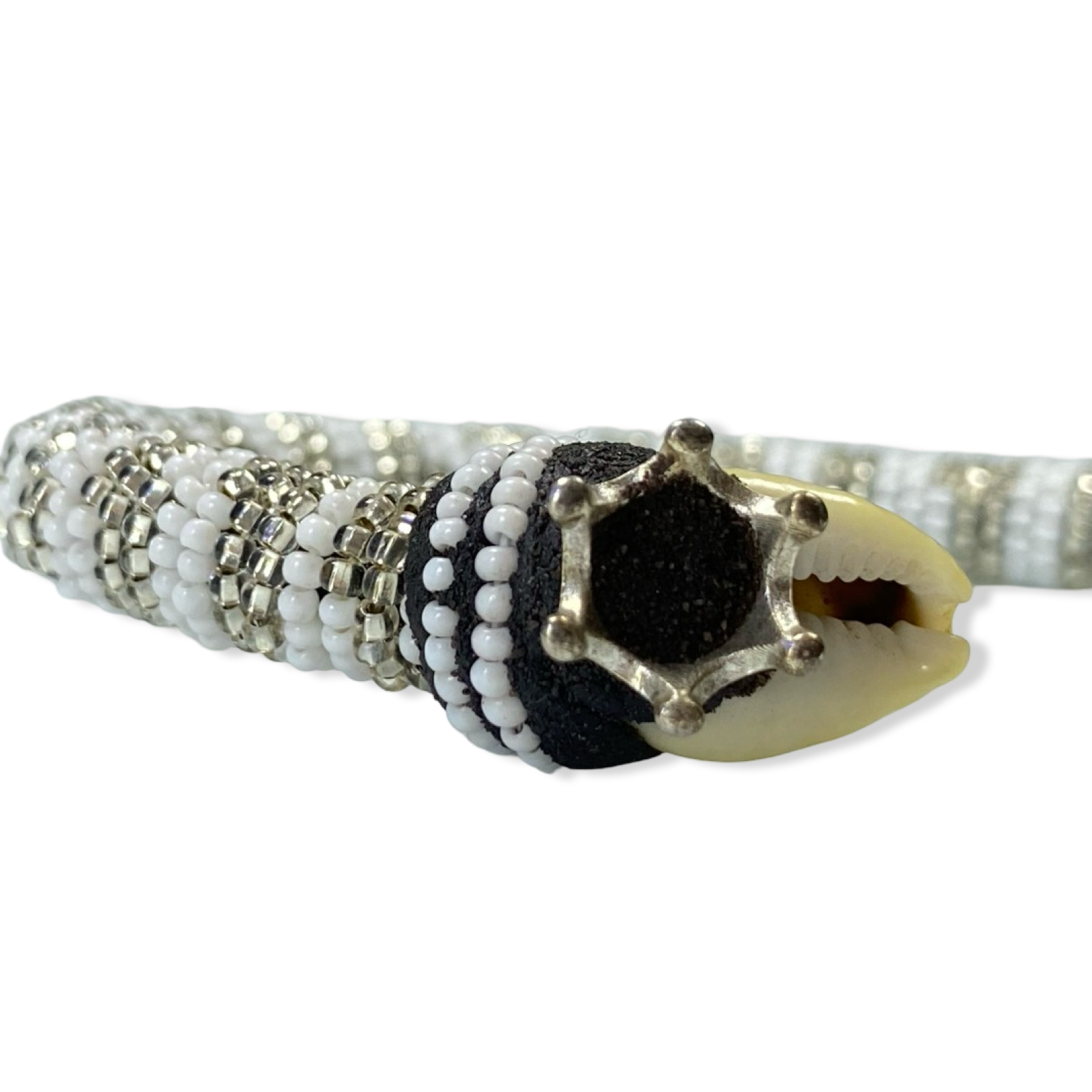 Handmade Ilde de Obatalá Bracelet - Cowrie Shell Yoruba Santeria Orisha - SanteriaGuide