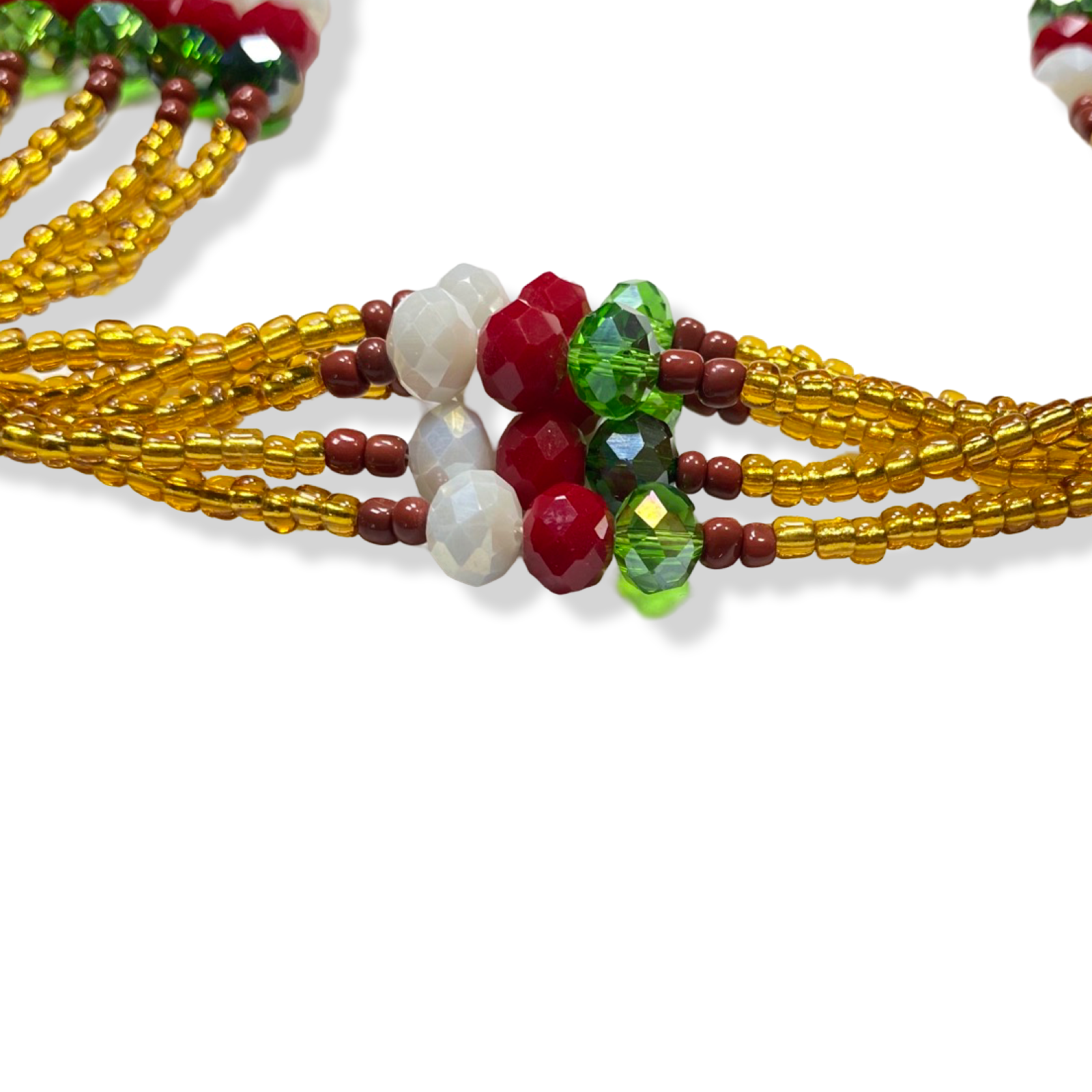 Handmade Mazo de Oshún Ibu Acuaro - Crystal for Sopera | Yoruba Santería Orisha - SanteriaGuide