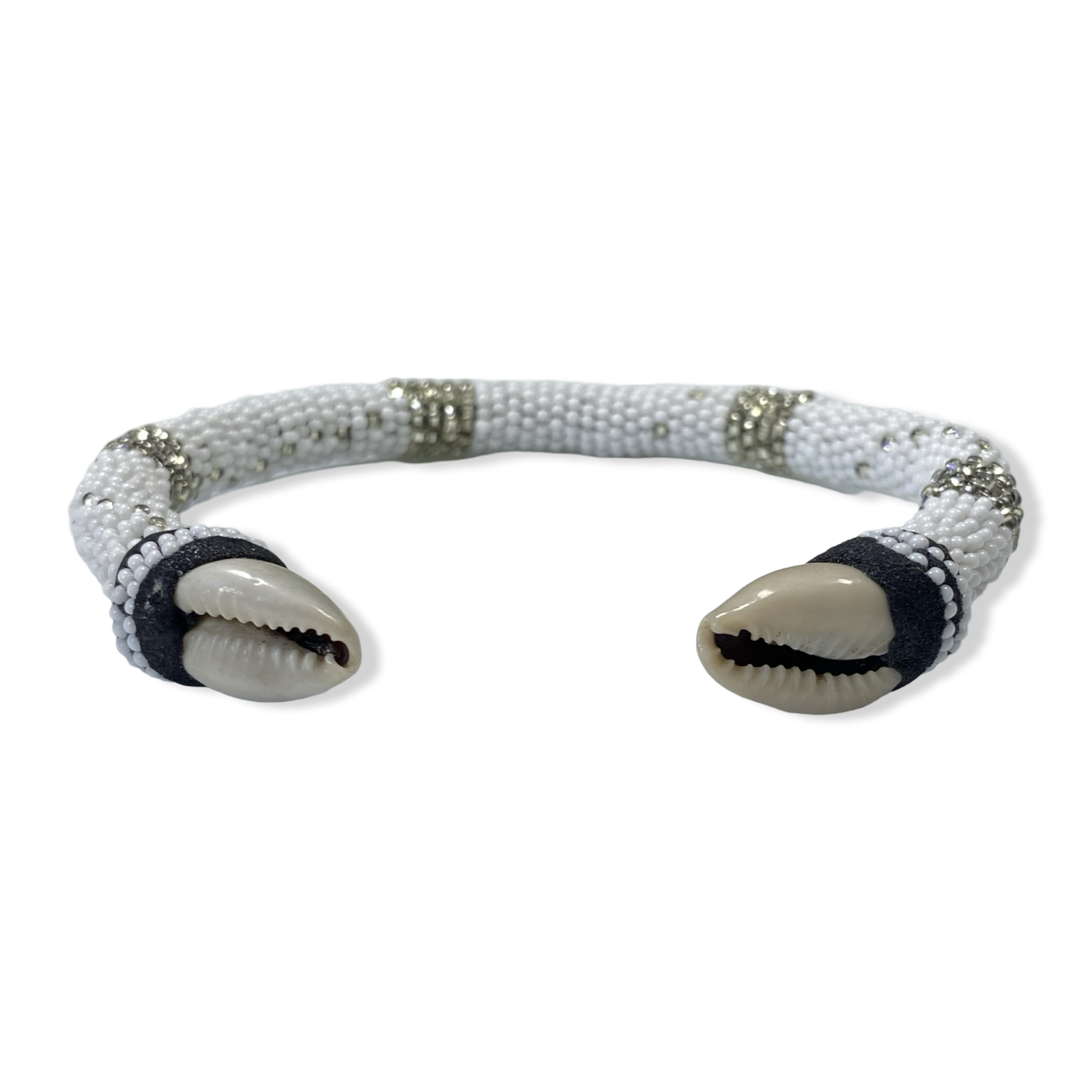 Handmade Ilde de Obatalá Bracelet - Cowrie Shell Yoruba Santeria Orisha - SanteriaGuide