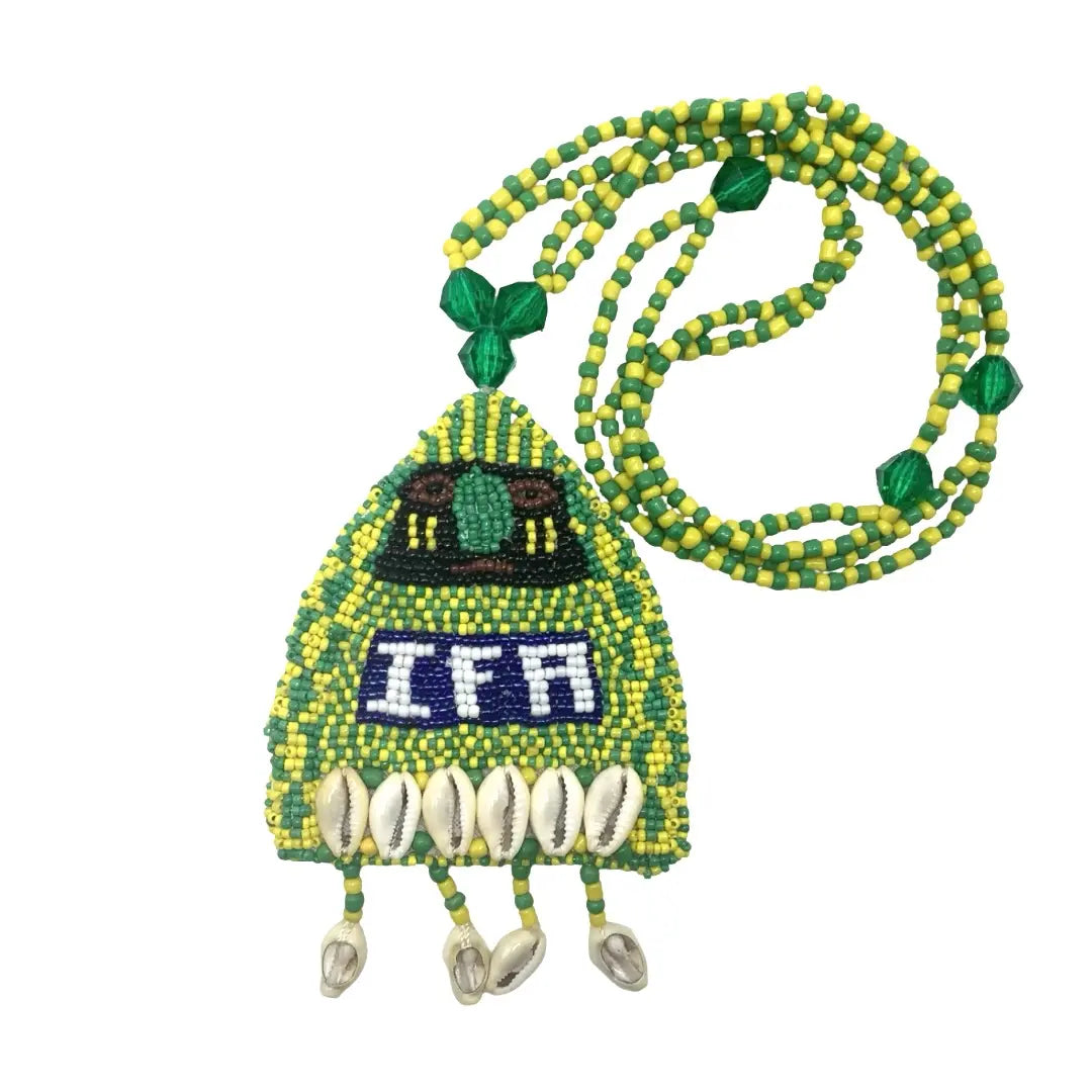 Handmade Eleke de Ifá Necklace - Yoruba Santeria Orisha - SanteriaGuide