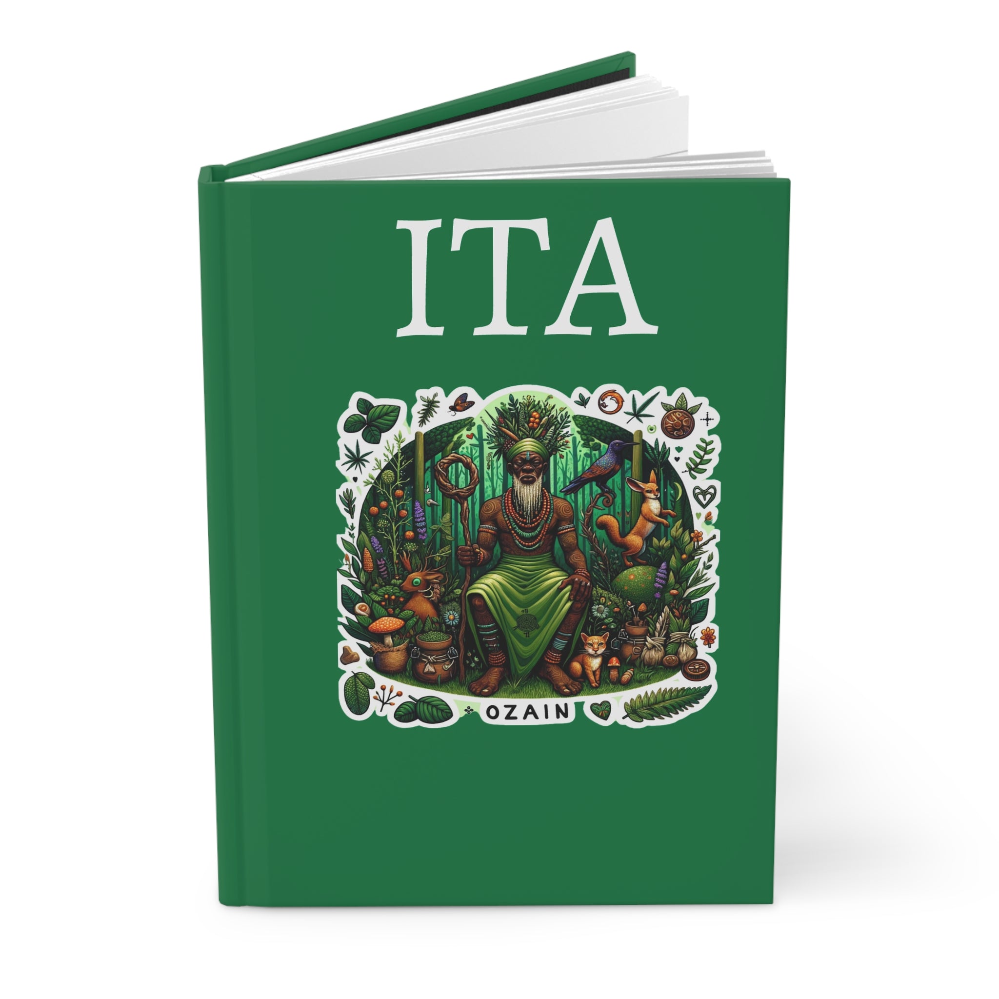 Ozain Osain Hardcover Journal: Matte Finish ITA for Spiritual Reflection