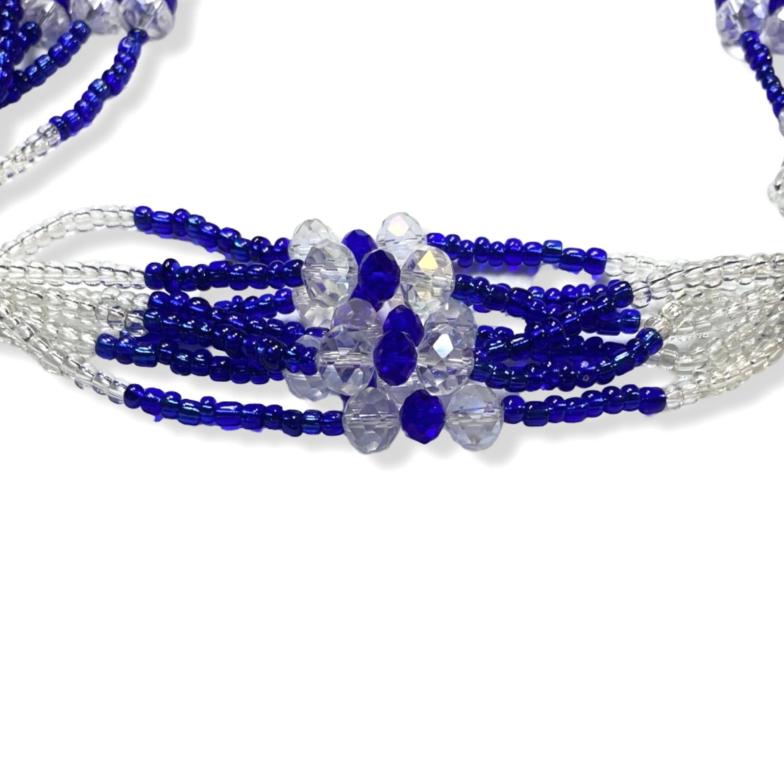 Handmade Mazo de Yemayá - Crystal for Sopera | Yoruba Santería Orisha - SanteriaGuide