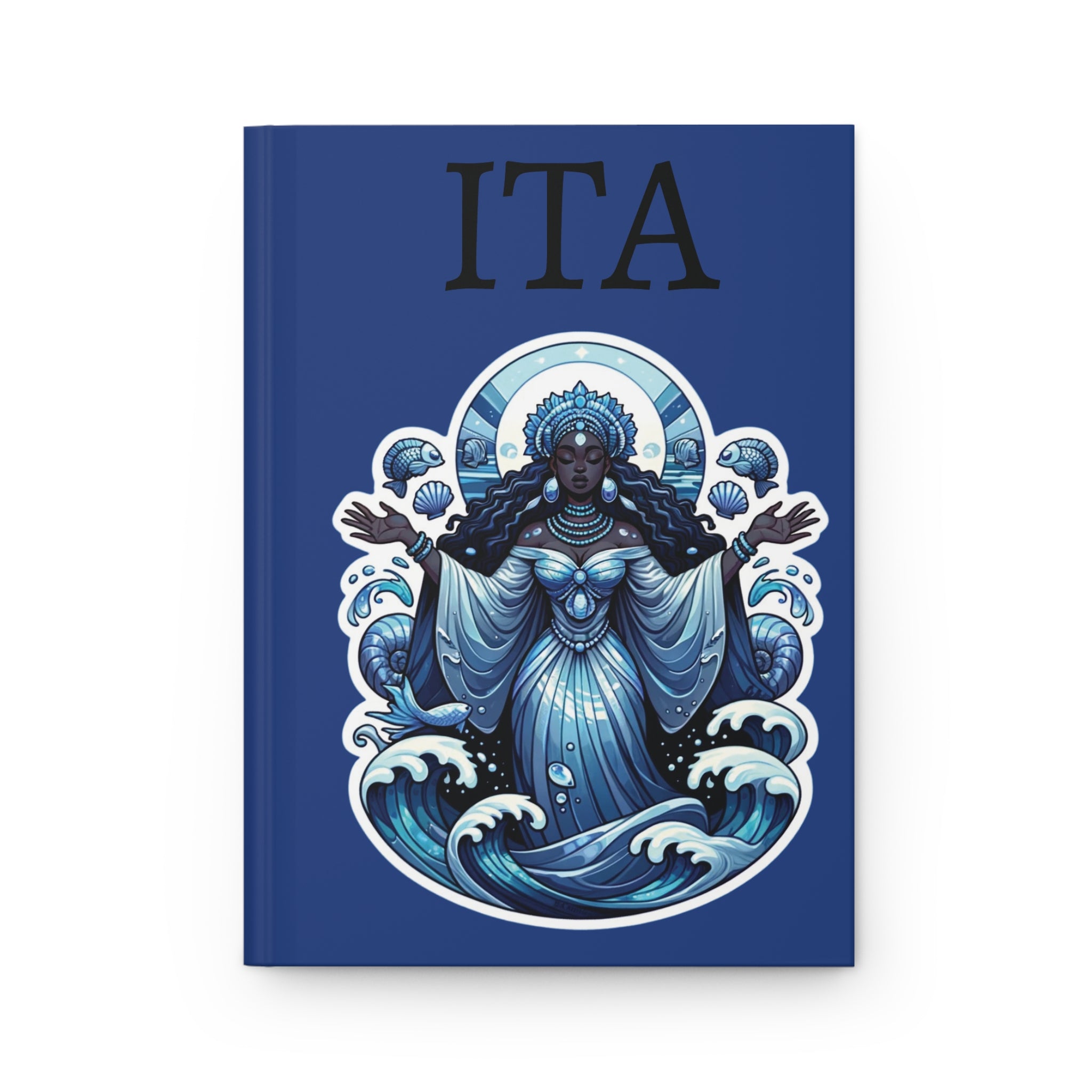 Yemaya Hardcover Journal: Matte Finish ITA for Spiritual Reflection