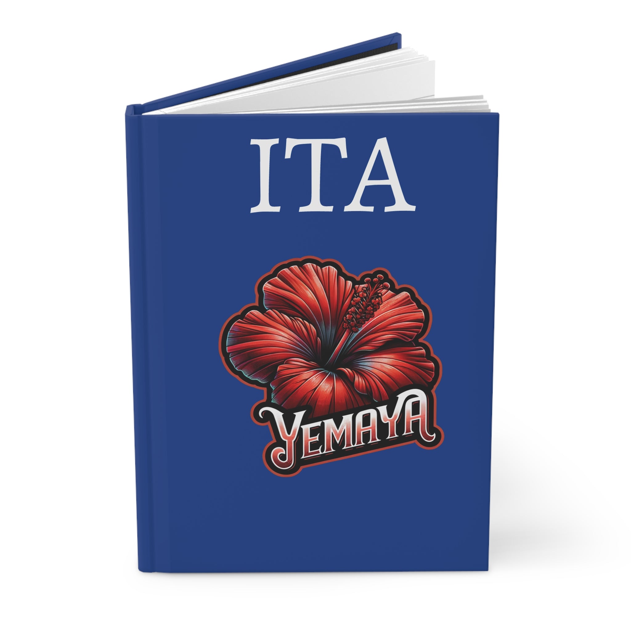 Yemaya Flower Hardcover Journal: Matte Finish ITA for Spiritual Reflection
