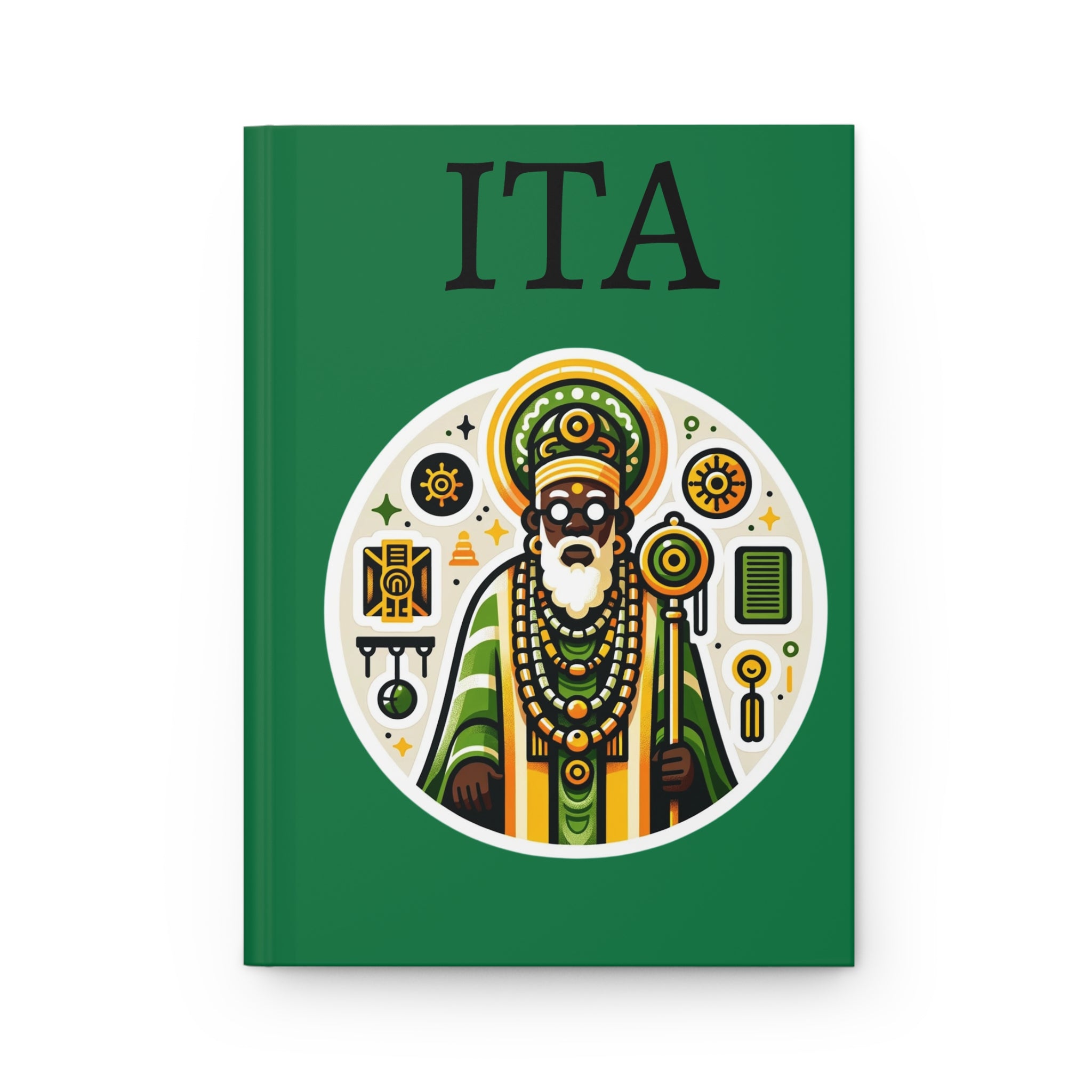 Orunmila Hardcover Journal: Matte Finish ITA for Spiritual Reflection