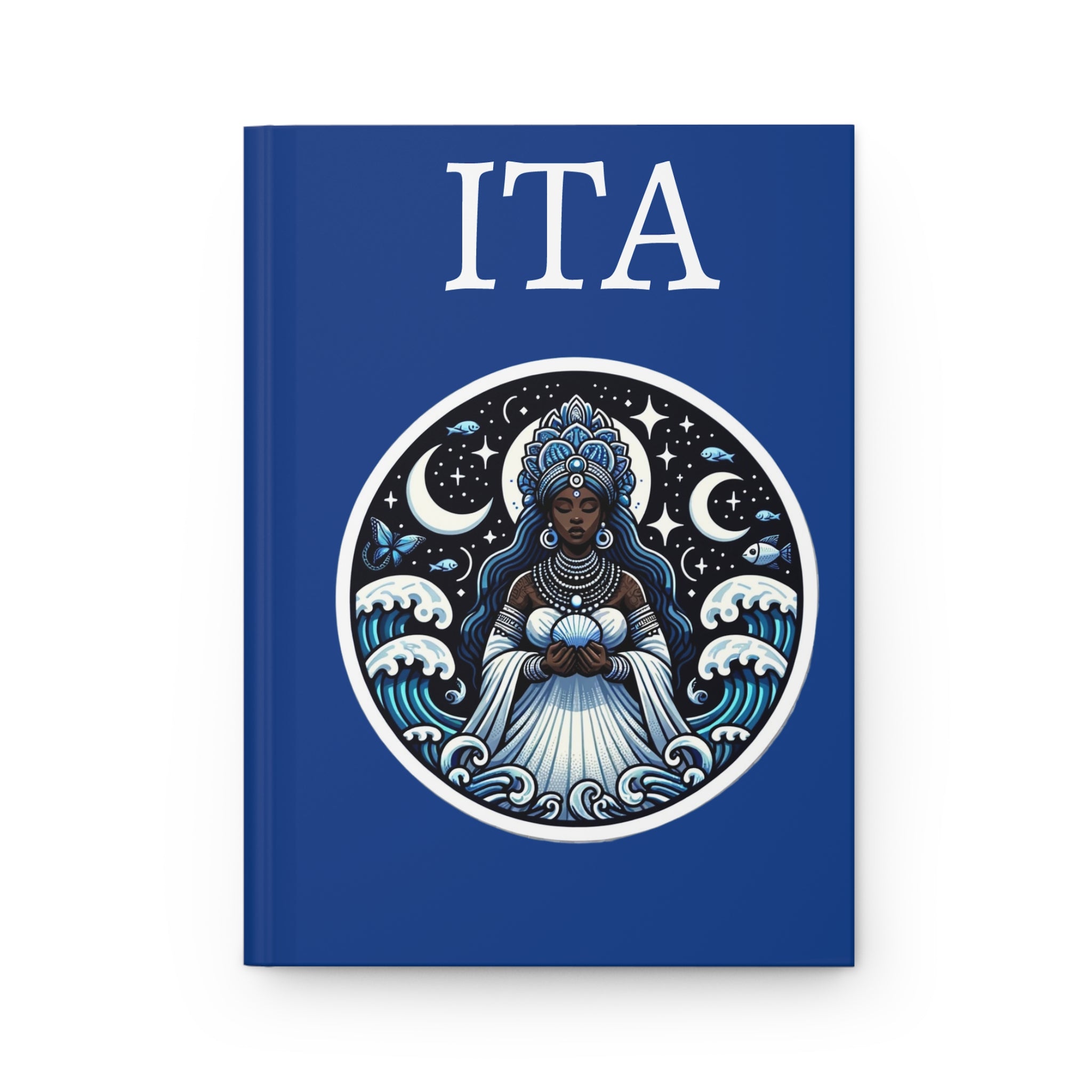 Yemaya Hardcover Journal: Matte Finish ITA for Spiritual Reflection