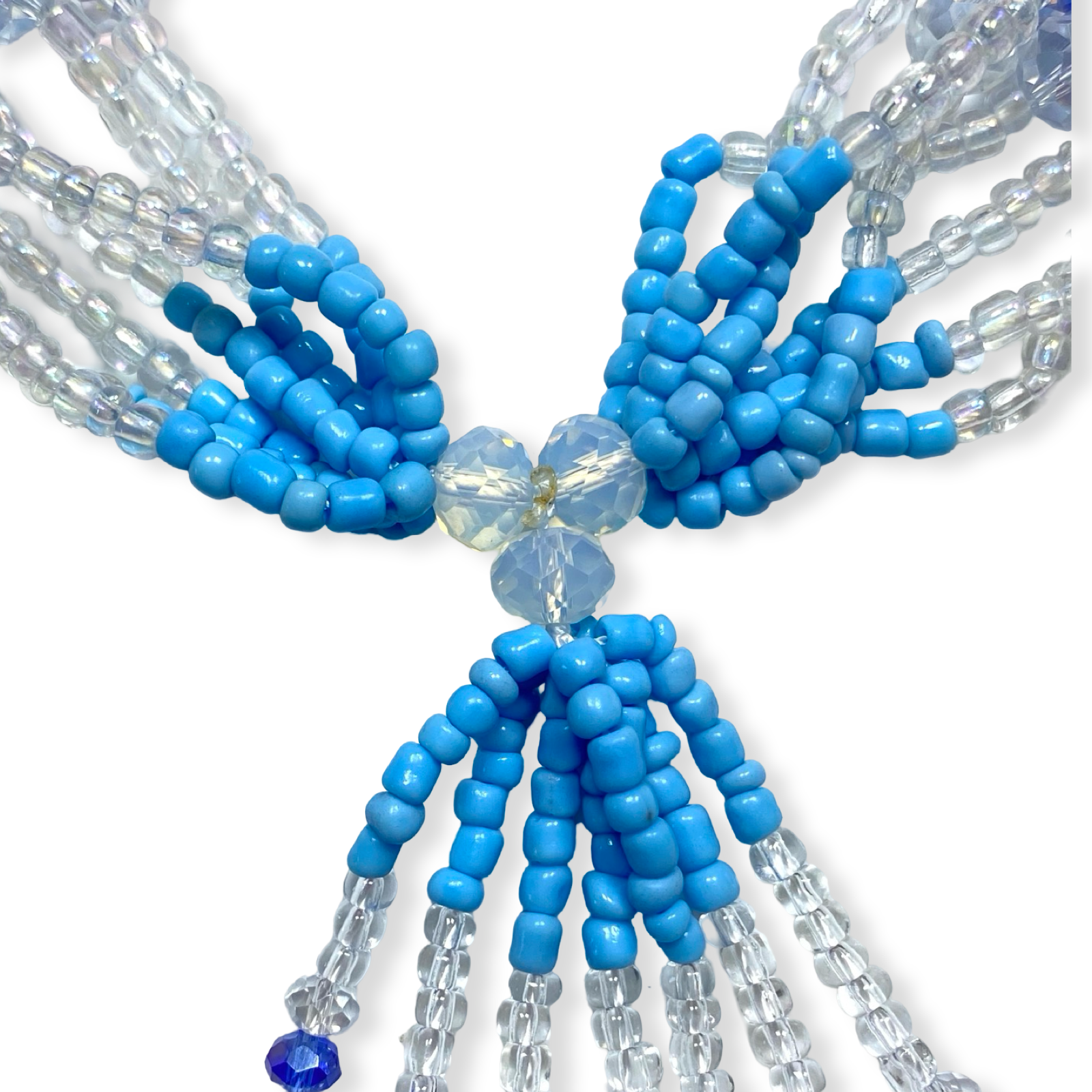 Mazo de Yemayá Asesú – En Cristal para Sopera (Yemayá Asesú Mazo – Crystal for Sopera) - SanteriaGuide