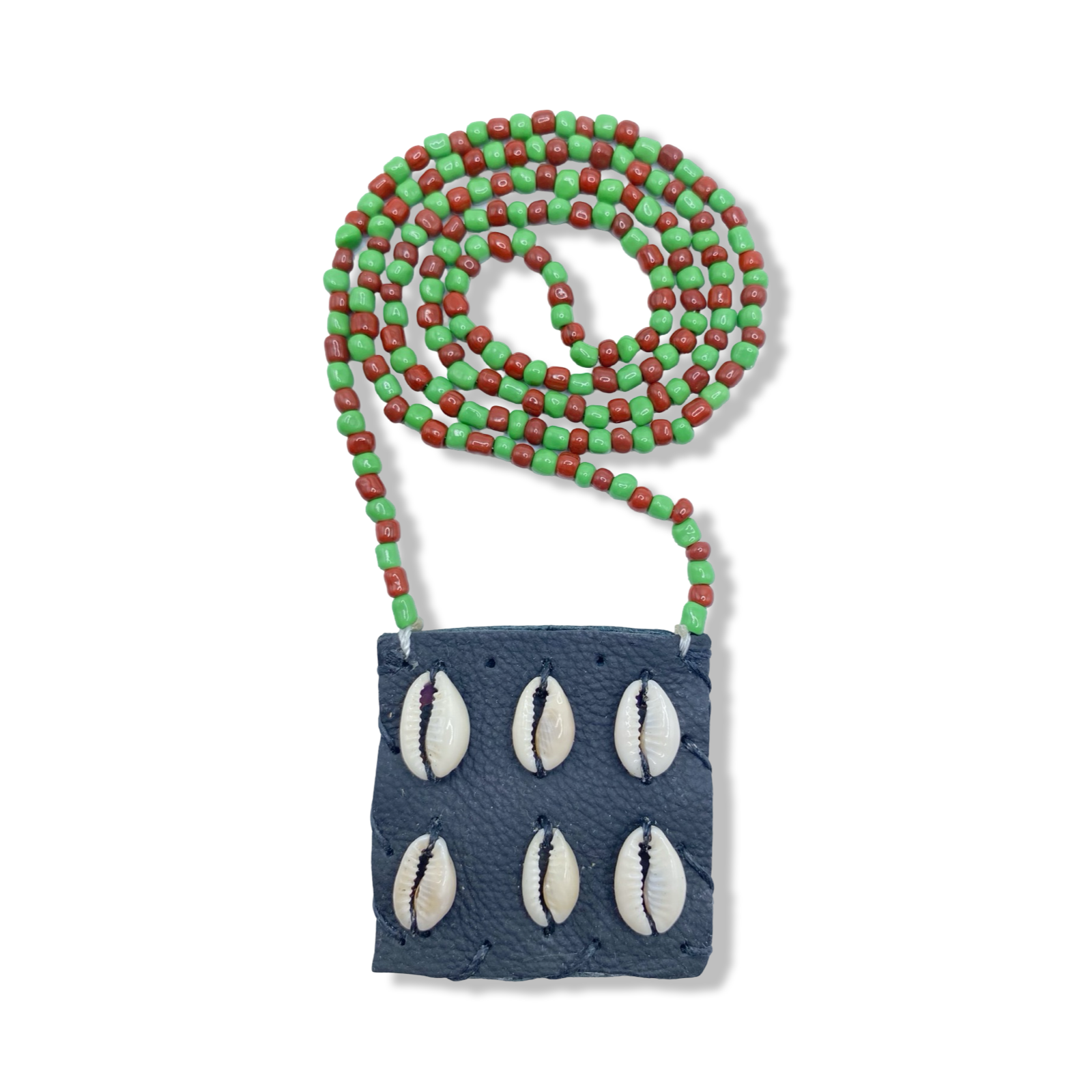 Eleke de Orula con Saco para Carga (Collar Sagrado/Necklace with Pouch) – Sabiduría y Protección - SanteriaGuide