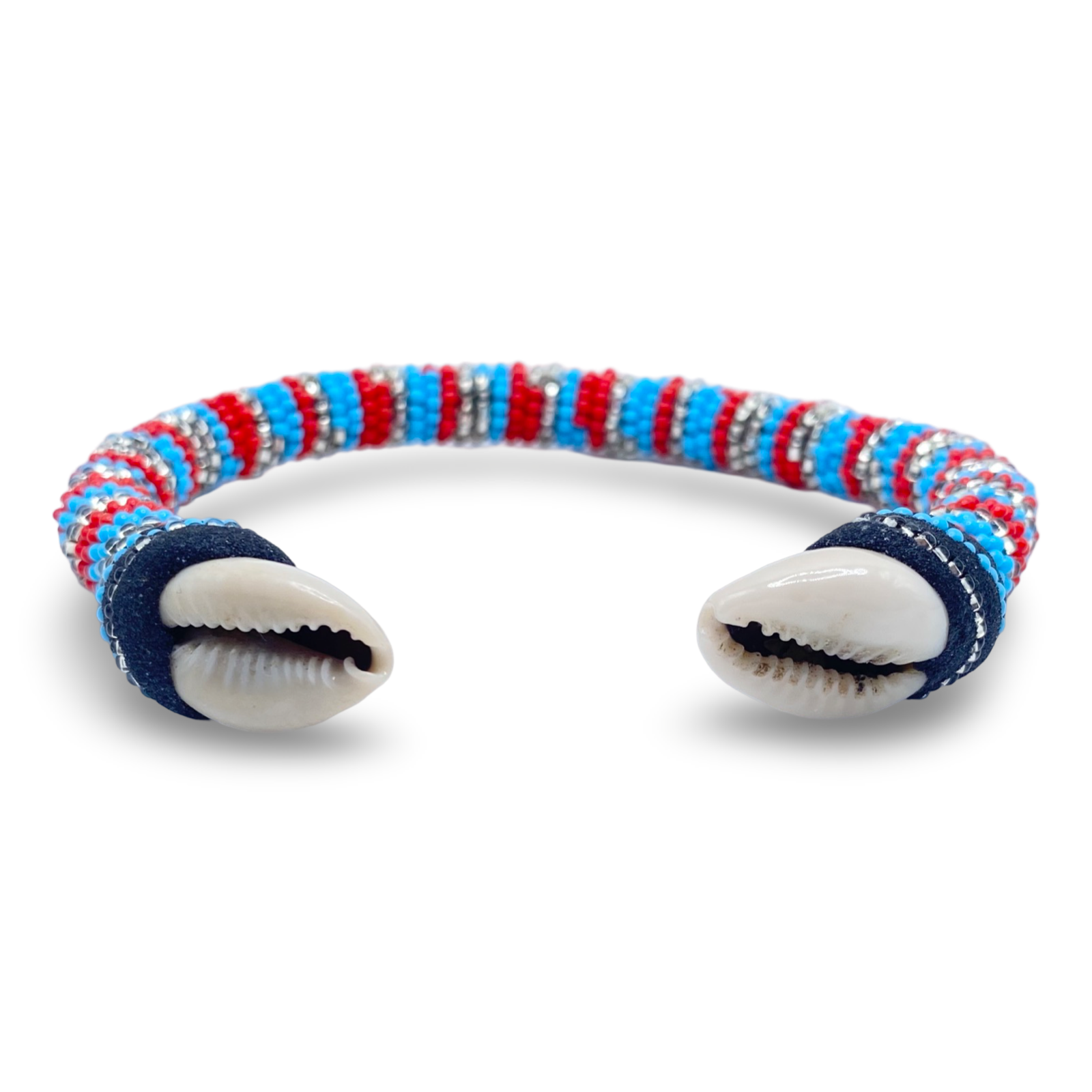 Handmade Ilde de Yemayá Ashabá Bracelet - Cowrie Shell Yoruba Santeria Orisha - SanteriaGuide