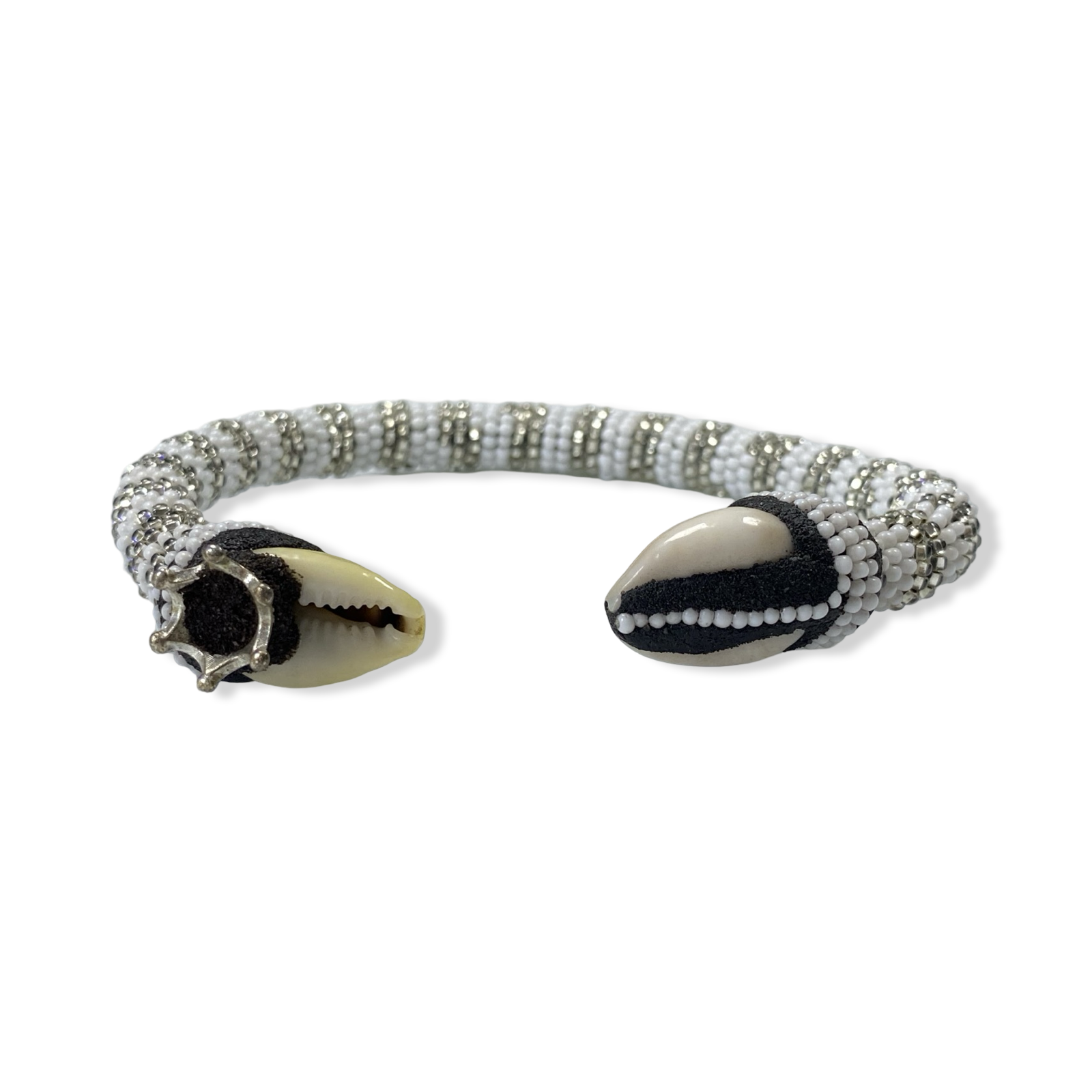 Handmade Ilde de Obatalá Bracelet - Cowrie Shell Yoruba Santeria Orisha - SanteriaGuide