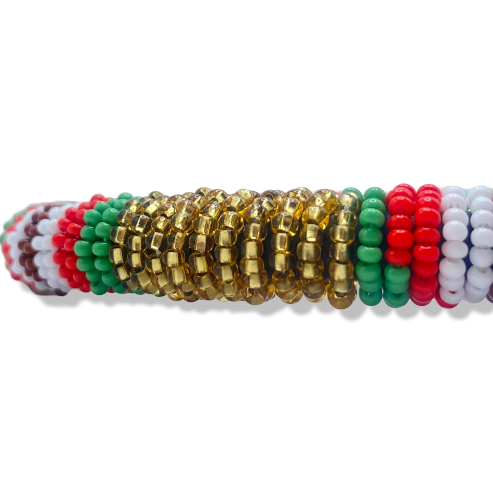 Handmade Ilde de Oshún Ibu Acuaro Bracelet - Cowrie Shells Yoruba Santeria Orisha - SanteriaGuide