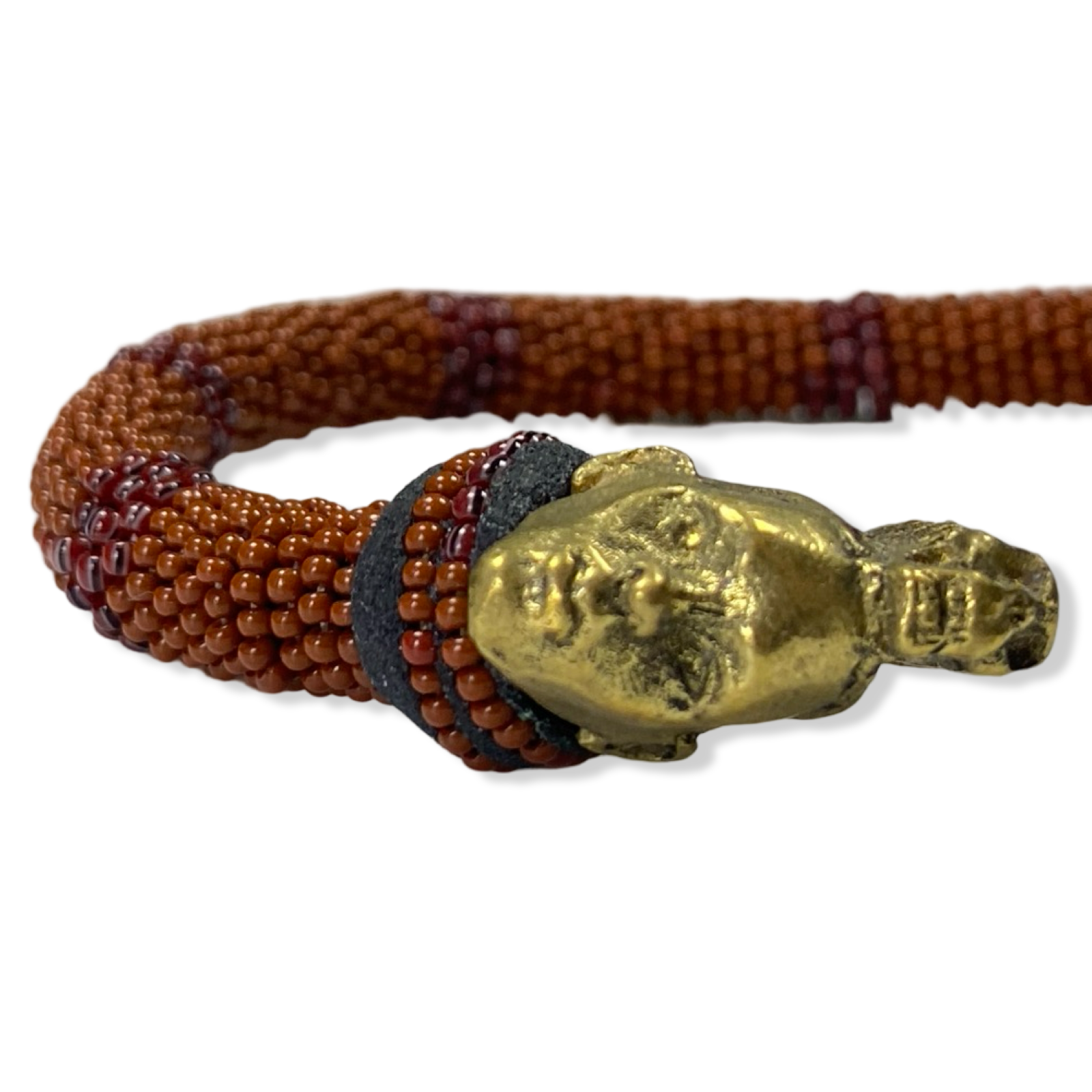 Handmade Ilde de Oyá Bracelet - Cowrie Shell & Bronze Yoruba Santeria Orisha - SanteriaGuide