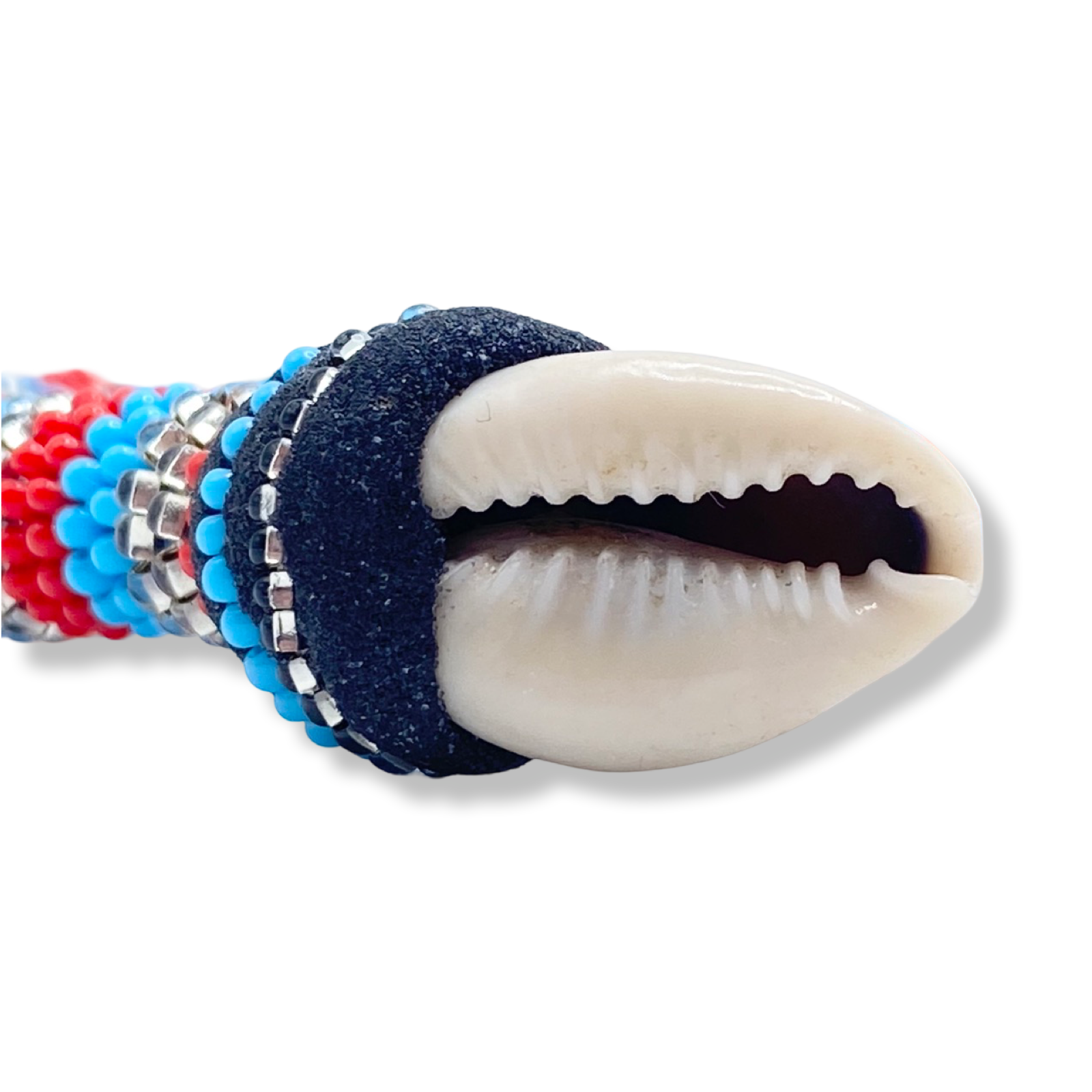 Handmade Ilde de Yemayá Ashabá Bracelet - Cowrie Shell Yoruba Santeria Orisha - SanteriaGuide