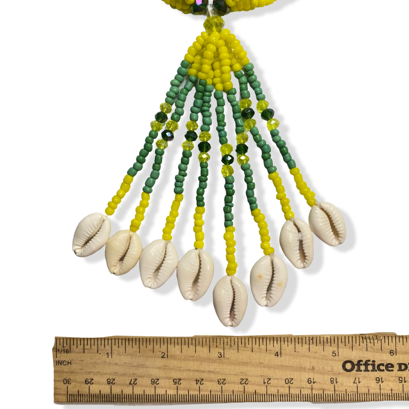 Mazo de Orunmila "Orula" - Green & Yellow Yoruba Santeria Orisha - SanteriaGuide
