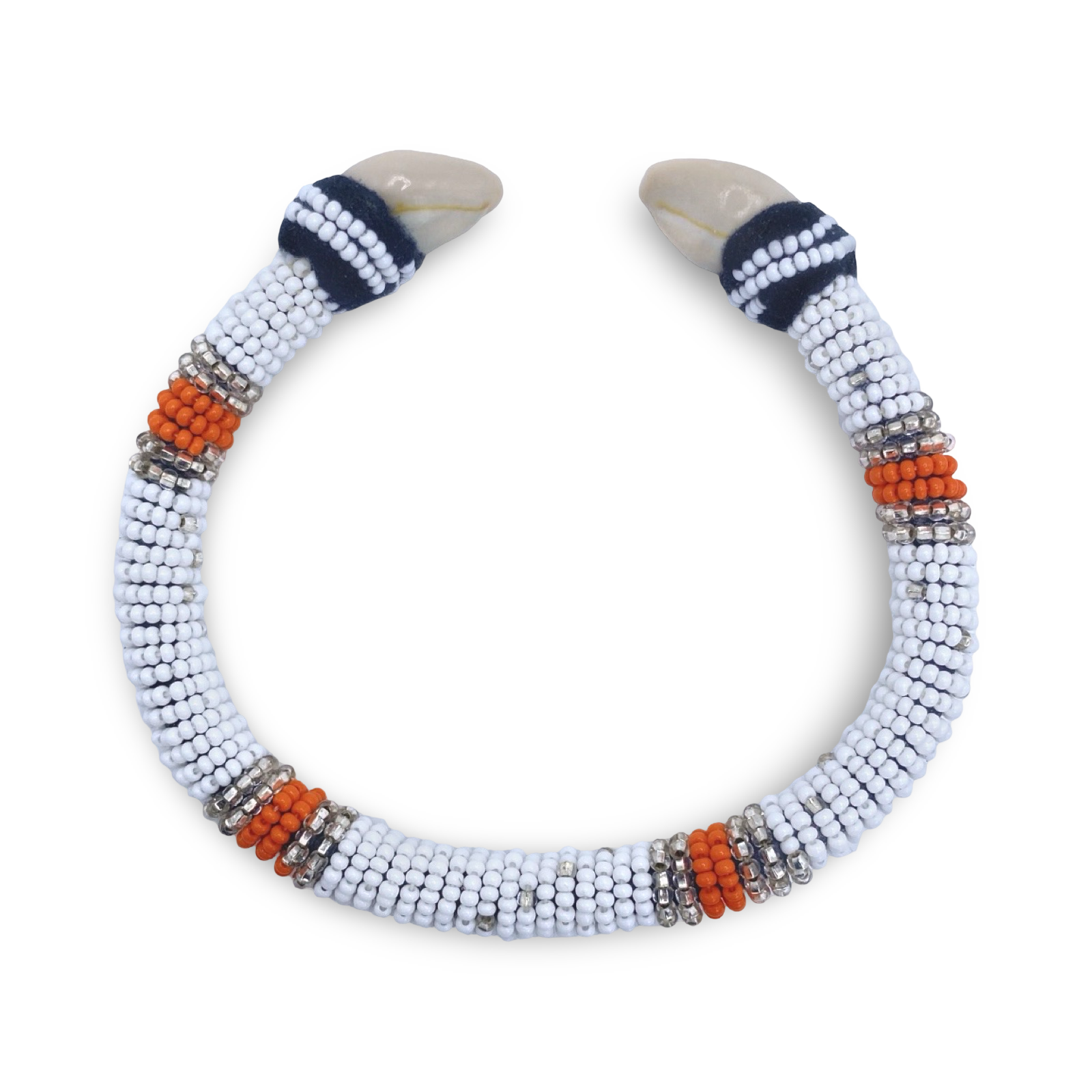 Handmade Ilde de Obatalá Oshagriña Bracelet - Cowrie Shell Yoruba Santeria Orisha - SanteriaGuide