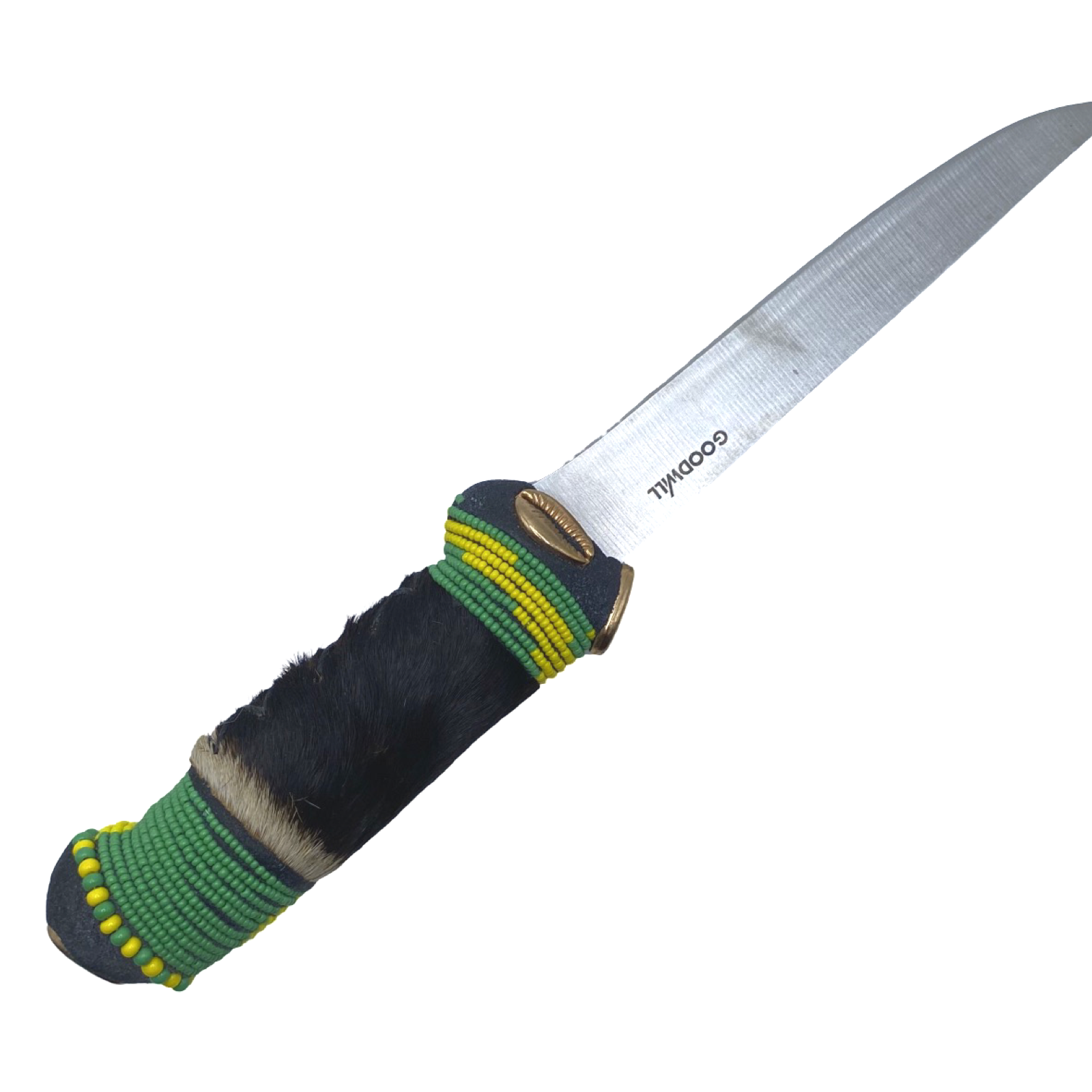 Pinaldo Cuchillo para Orunmila – De Piel, Diseño 6 (Knife with Leather for Orunmila – Design 6) - SanteriaGuide