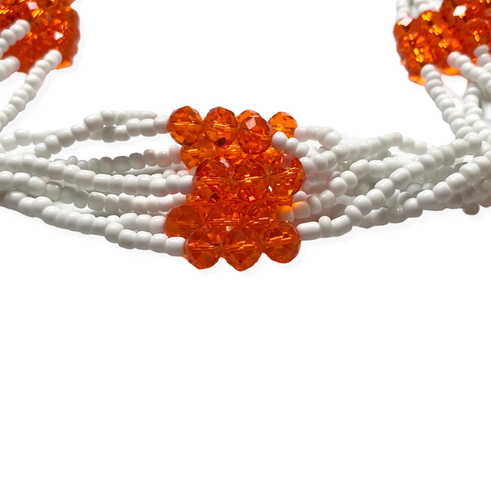 Mazo de Obatalá Oshagriñá – En Cristal para Sopera (Obatalá Oshagriñá Mazo – Crystal for Sopera) - SanteriaGuide