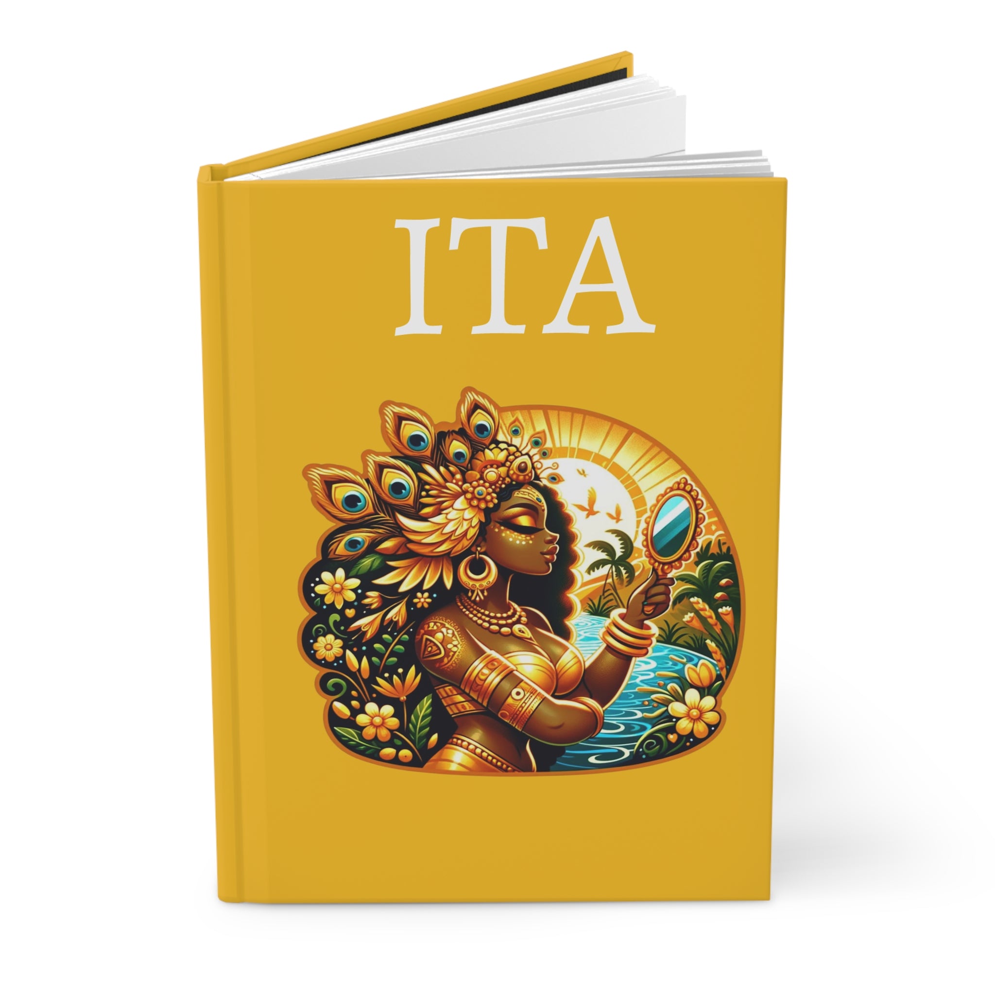 Oshun Hardcover Journal: Matte Finish ITA for Spiritual Reflection