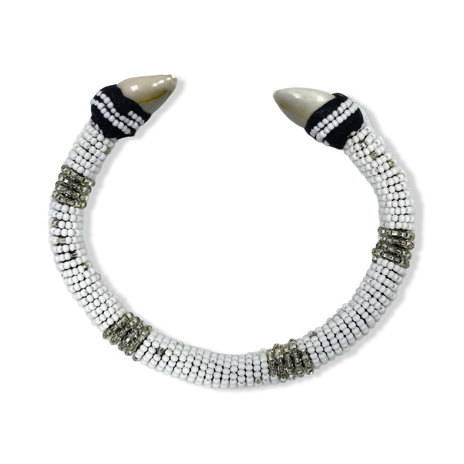 Handmade Ilde de Obatalá Bracelet - Cowrie Shell Yoruba Santeria Orisha - SanteriaGuide