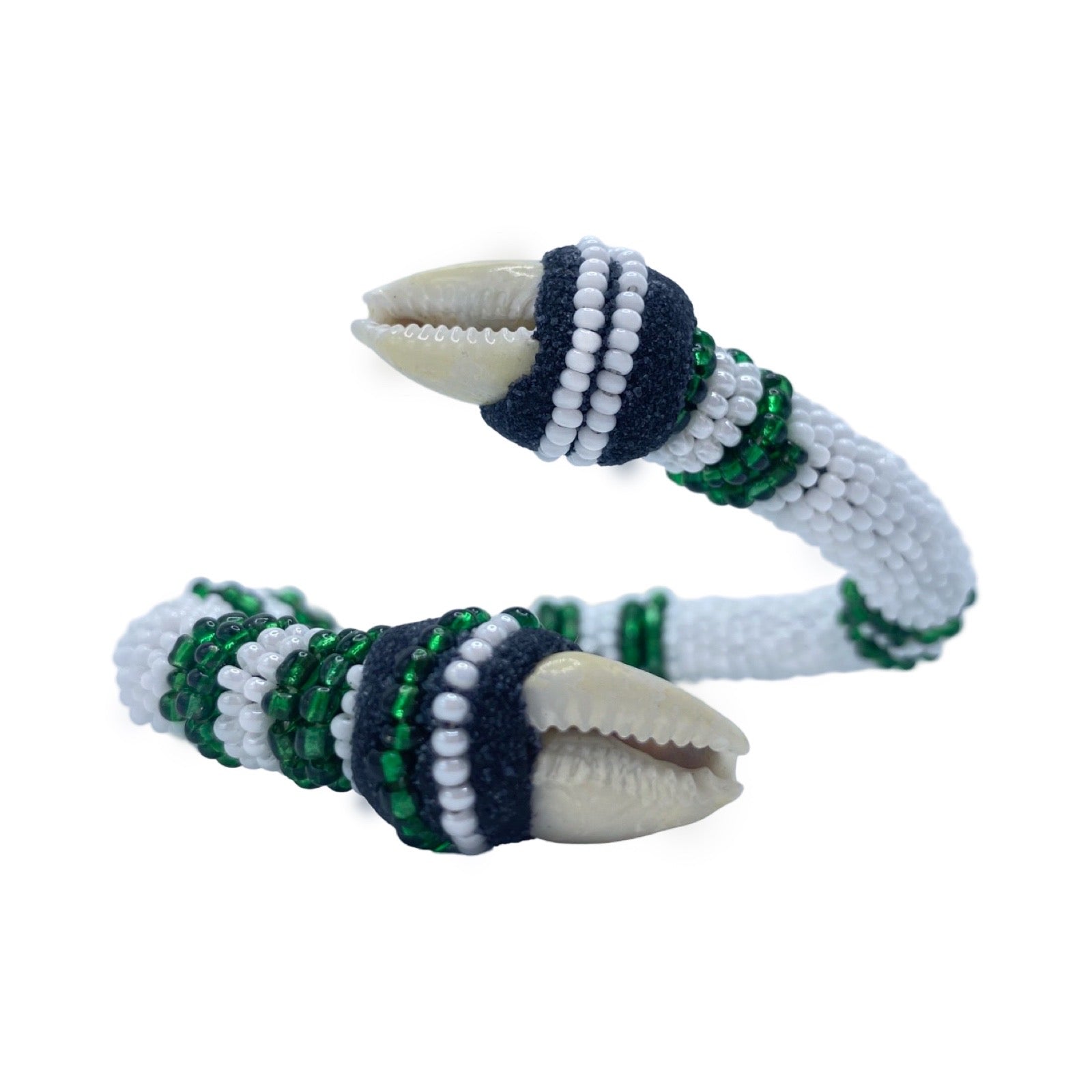 Handmade Ilde de Obatalá Alaguema Bracelet - Cowrie Shell Yoruba Santeria Orisha - SanteriaGuide