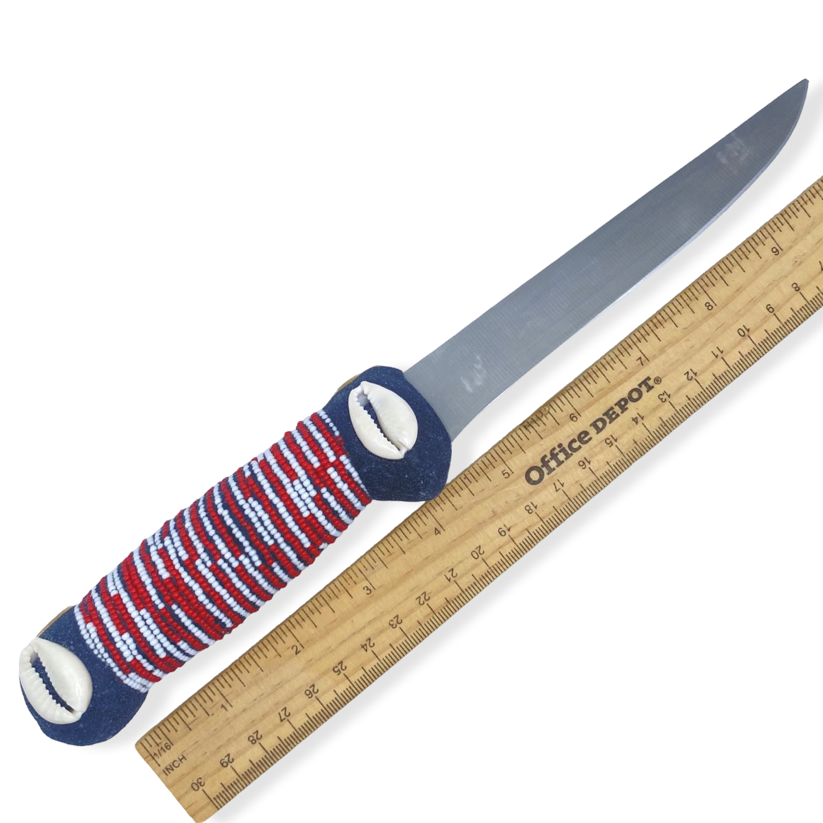 Pinaldo Cuchillo para Shango – Con Cuentas (Knife with Beads for Shango) - SanteriaGuide