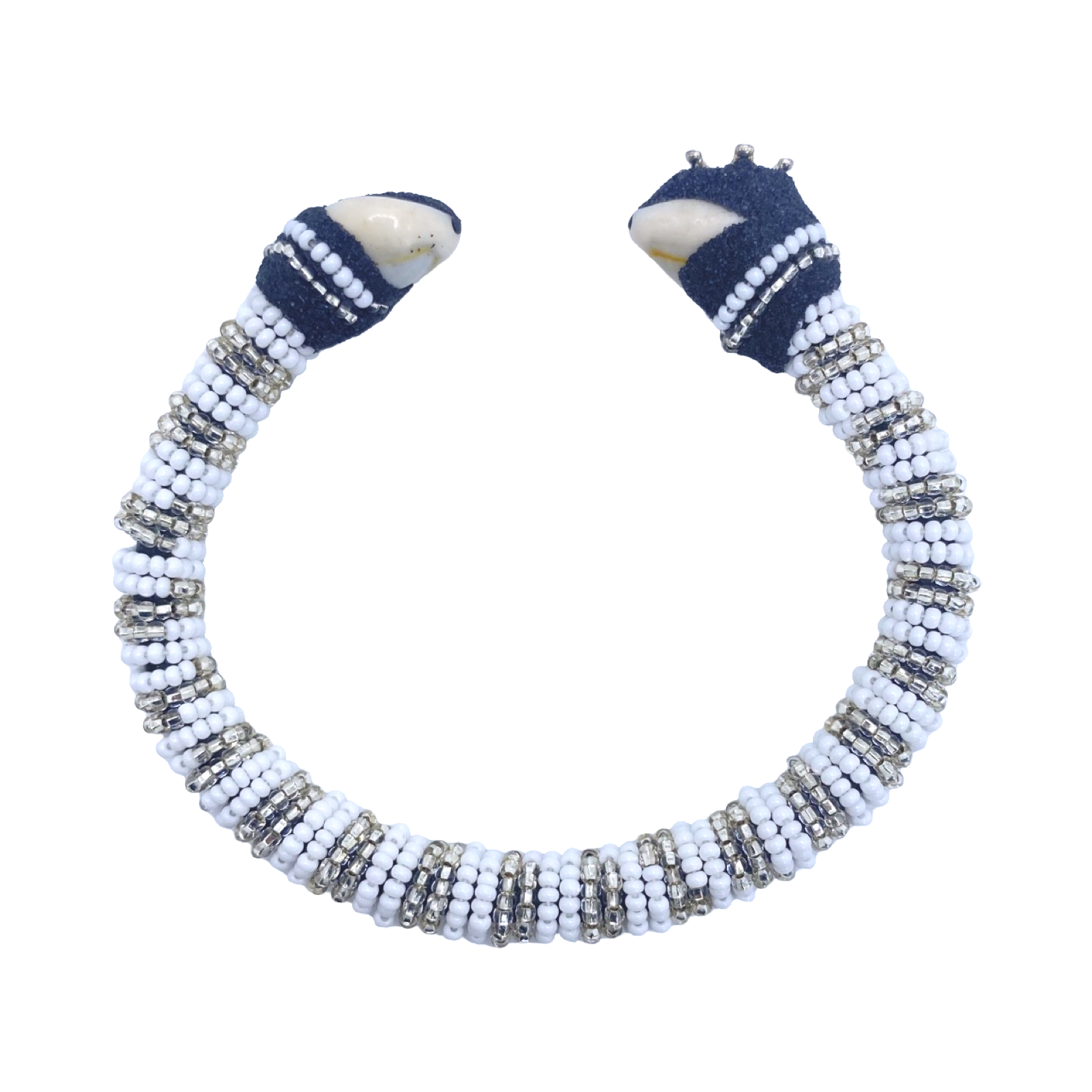 Handmade Ilde de Obatalá Bracelet - Cowrie Shell Yoruba Santeria Orisha - SanteriaGuide