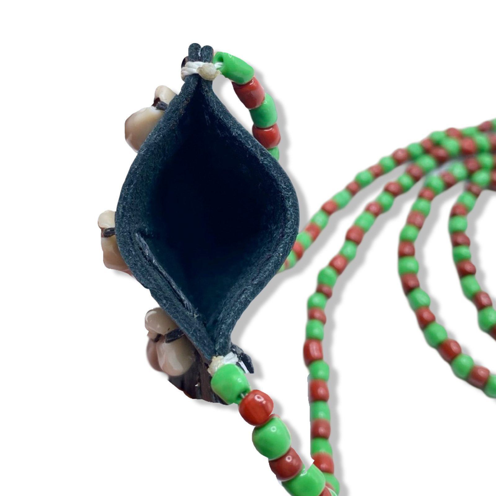 Eleke de Orula con Saco para Carga (Collar Sagrado/Necklace with Pouch) – Sabiduría y Protección - SanteriaGuide