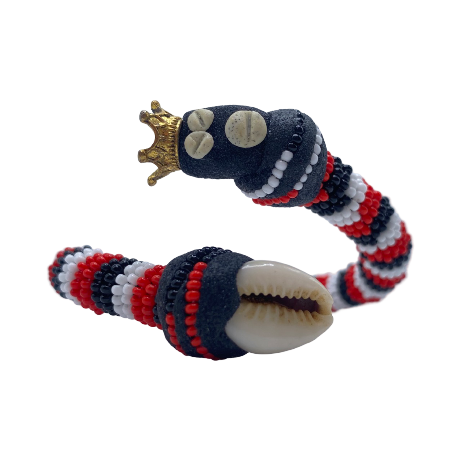 Handmade Ilde de Eleguá Laroyé Bracelet - Cowrie Shells or Face Design Yoruba Santeria Orisha - SanteriaGuide