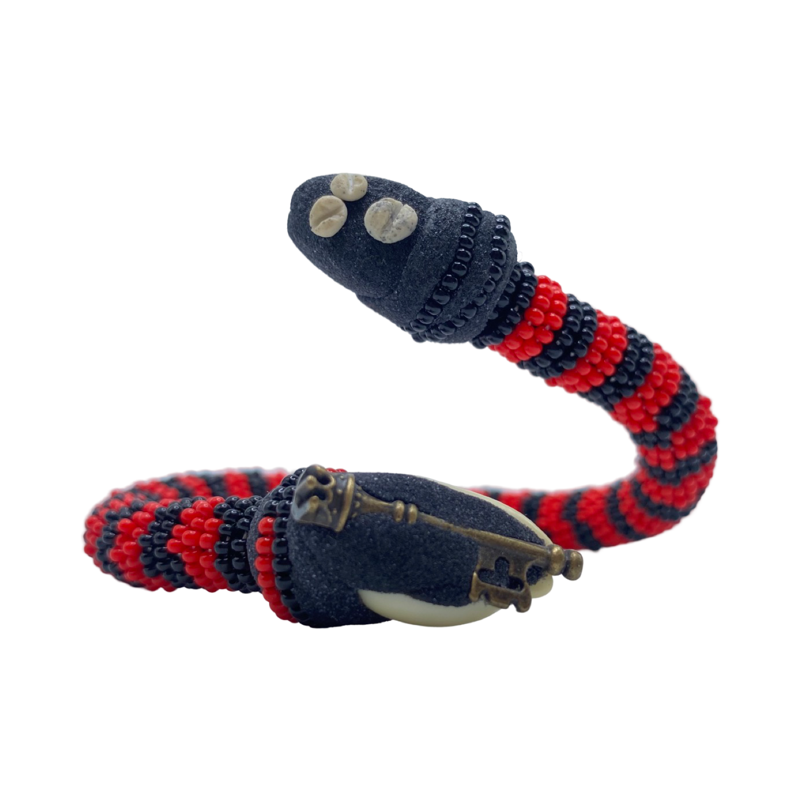 Handmade Ilde de Eleguá Laroyé Bracelet - Cowrie Shells or Face Design Yoruba Santeria Orisha - SanteriaGuide