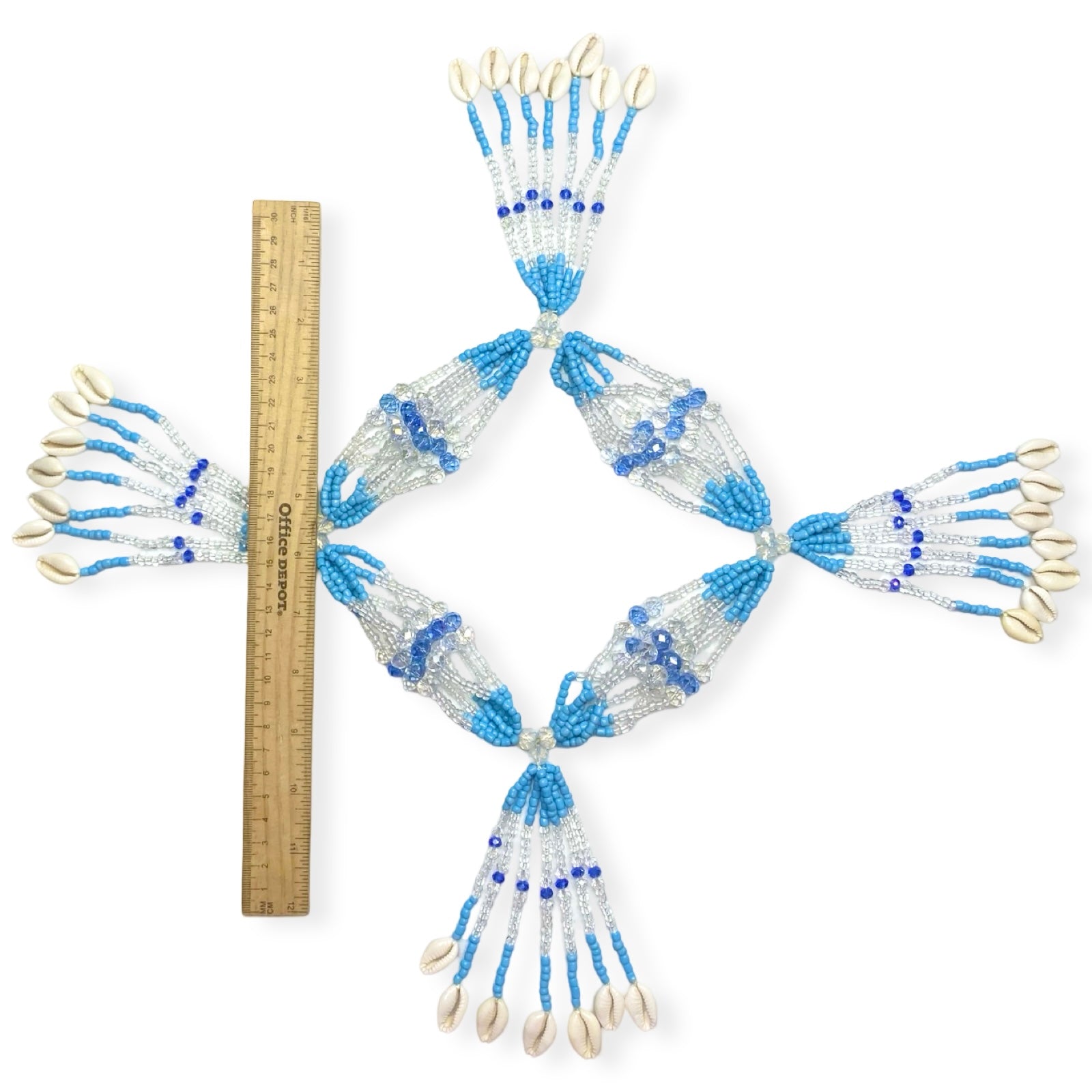Mazo de Yemayá Asesú – En Cristal para Sopera (Yemayá Asesú Mazo – Crystal for Sopera) - SanteriaGuide