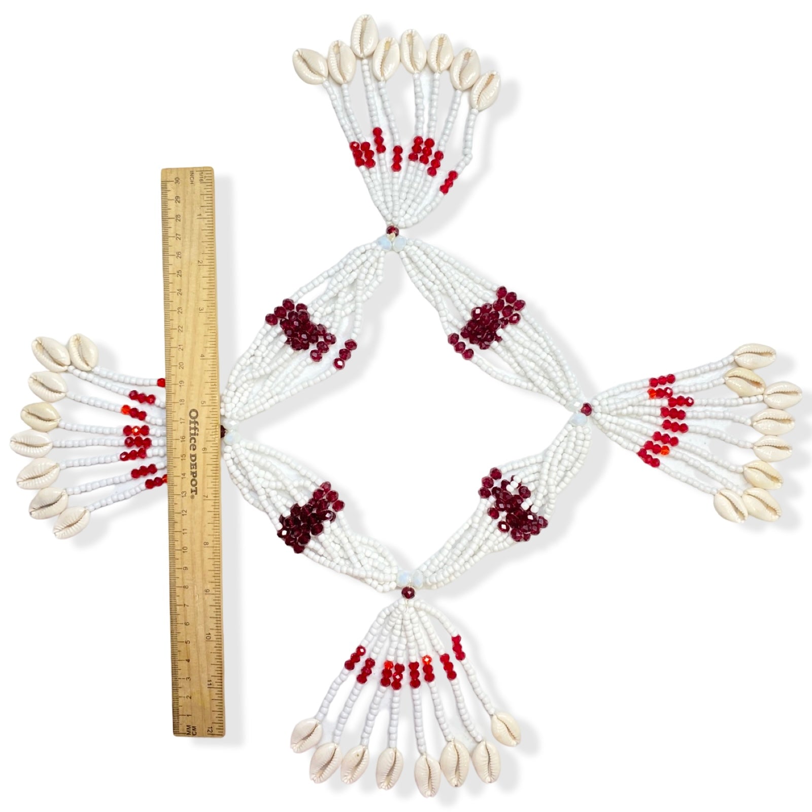 Mazo de Obatalá Ayáguna – En Cristal para Sopera (Obatalá Ayáguna Mazo – Crystal for Sopera) - SanteriaGuide