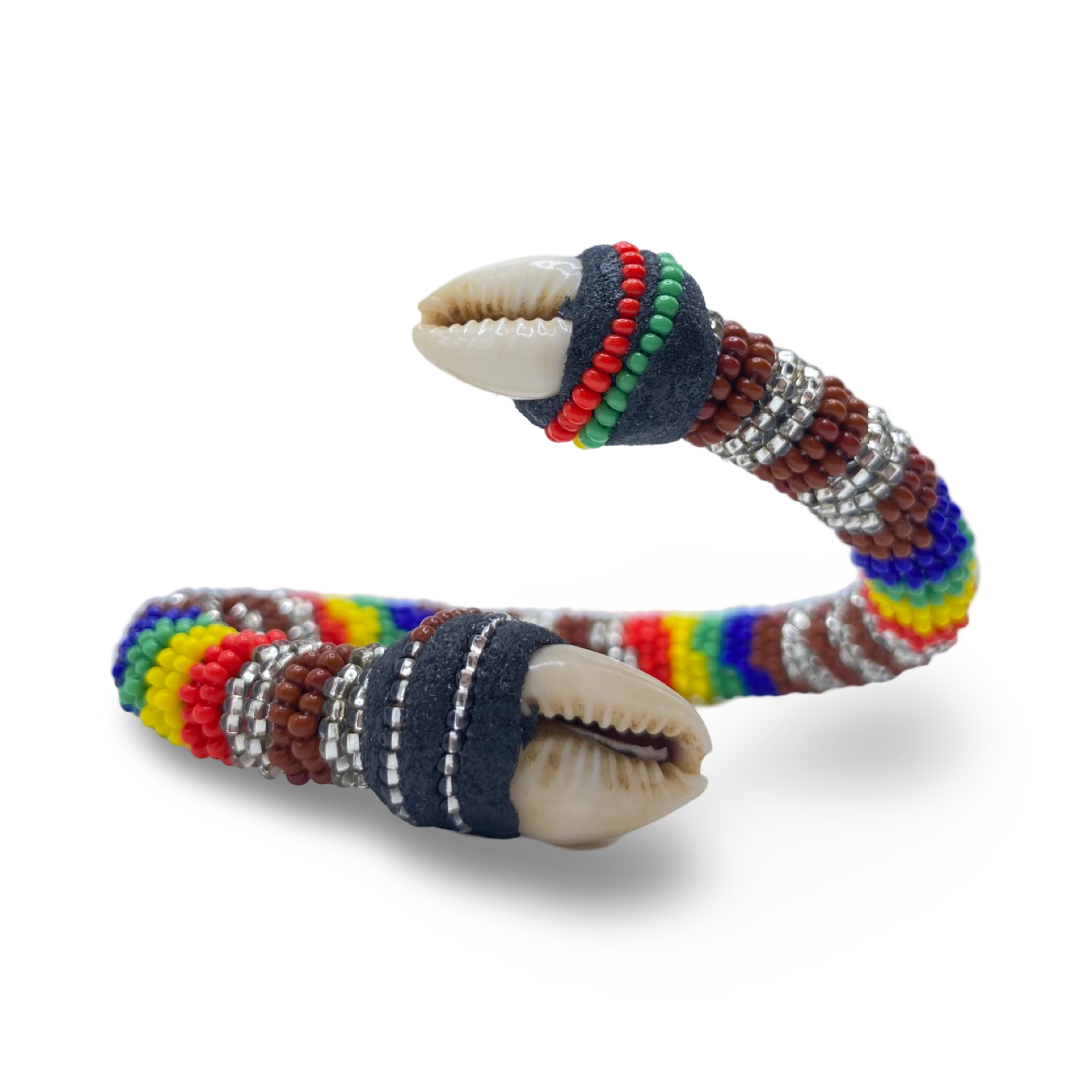 Handmade Ilde de Agayú Bracelet - Cowrie Shell Yoruba Santeria Orisha - SanteriaGuide