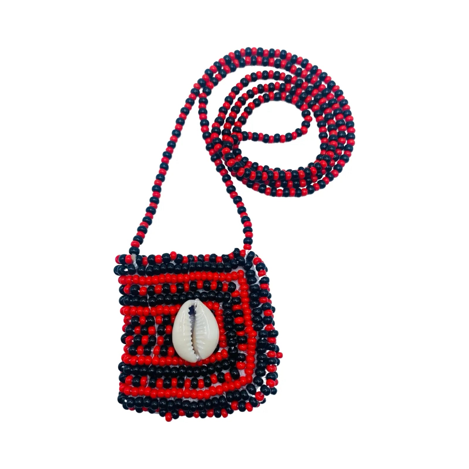 Handmade Eleke de Eleguá with Macuto – Yoruba Santería Necklace - SanteriaGuide
