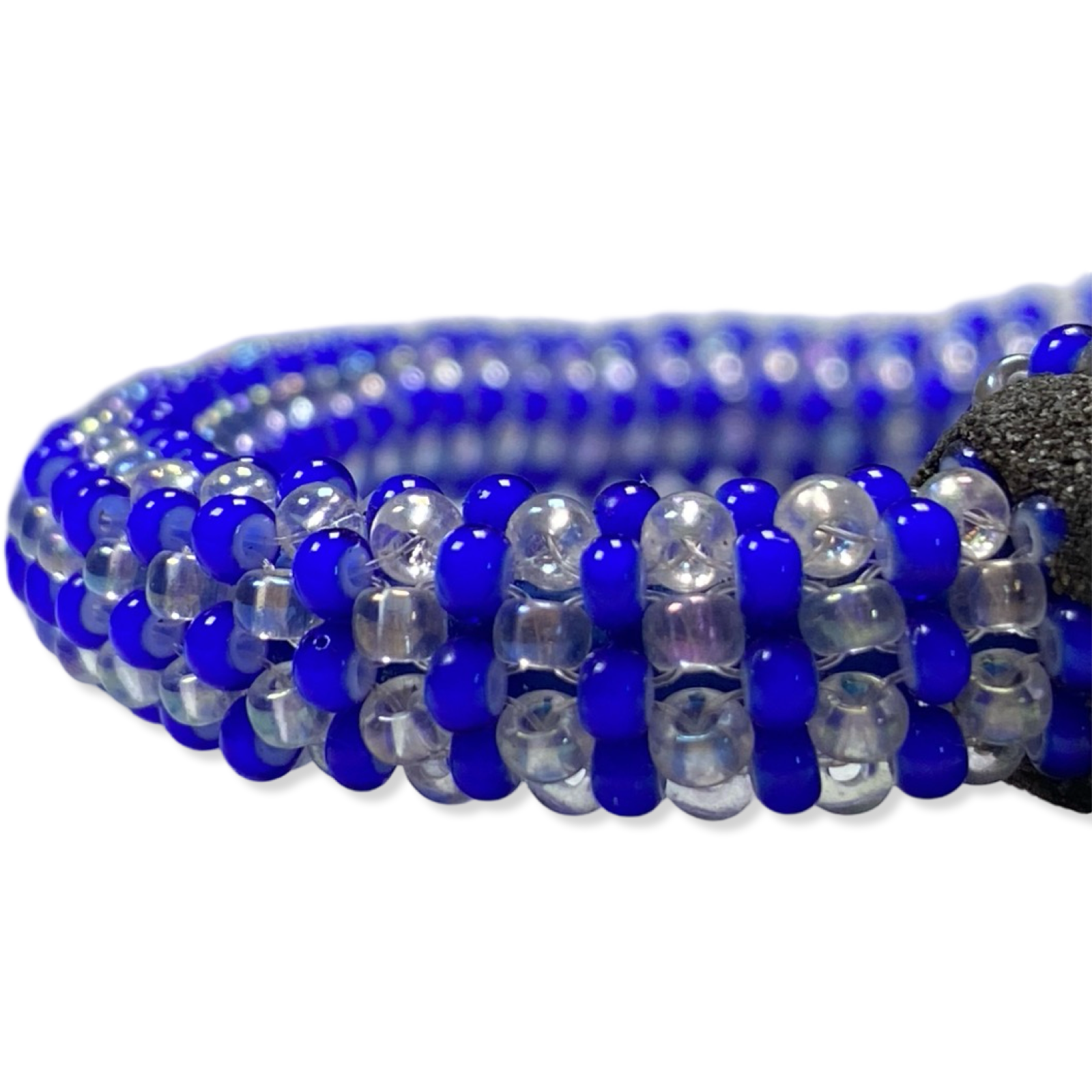 Handmade Ilde de Yemayá Yemoja Bracelet - Cowrie Shell & Bronze Yoruba Santeria Orisha - SanteriaGuide