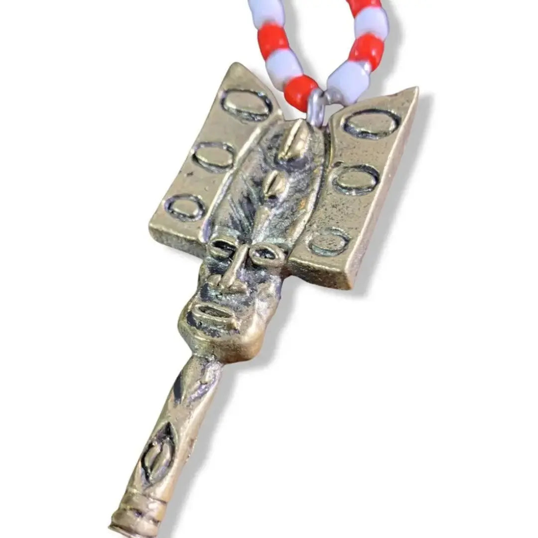 Eleke de Shango – Dije de Bronce (Shango Necklace with Bronze Pendant) - SanteriaGuide