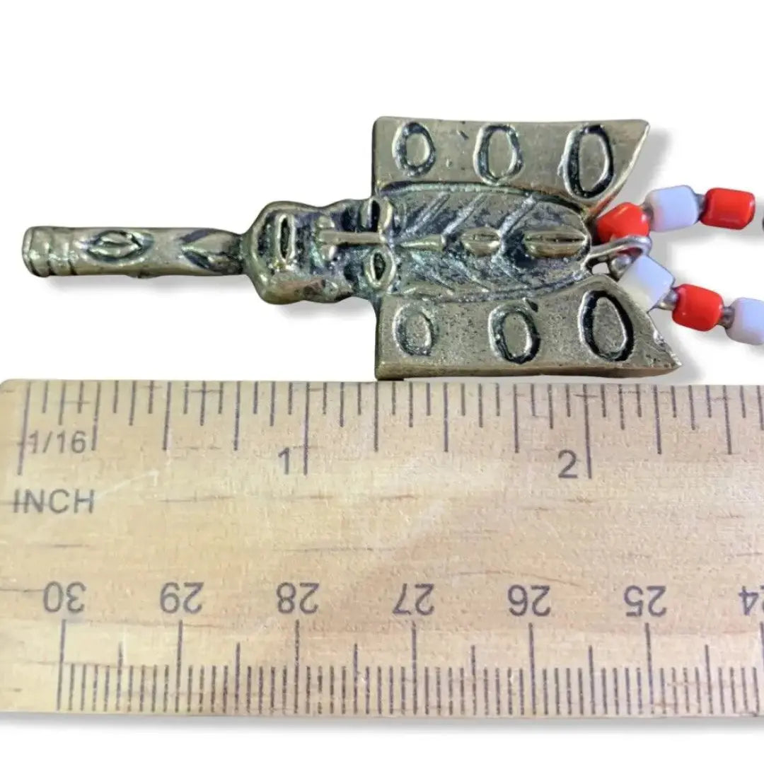 Eleke de Shango – Dije de Bronce (Shango Necklace with Bronze Pendant) - SanteriaGuide