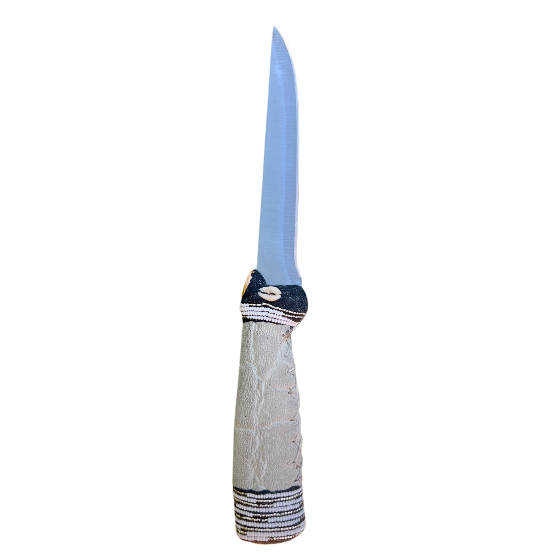 Pinaldo Cuchillo de Obatalá – De Piel (Cuchillo con cuero para Obatalá)