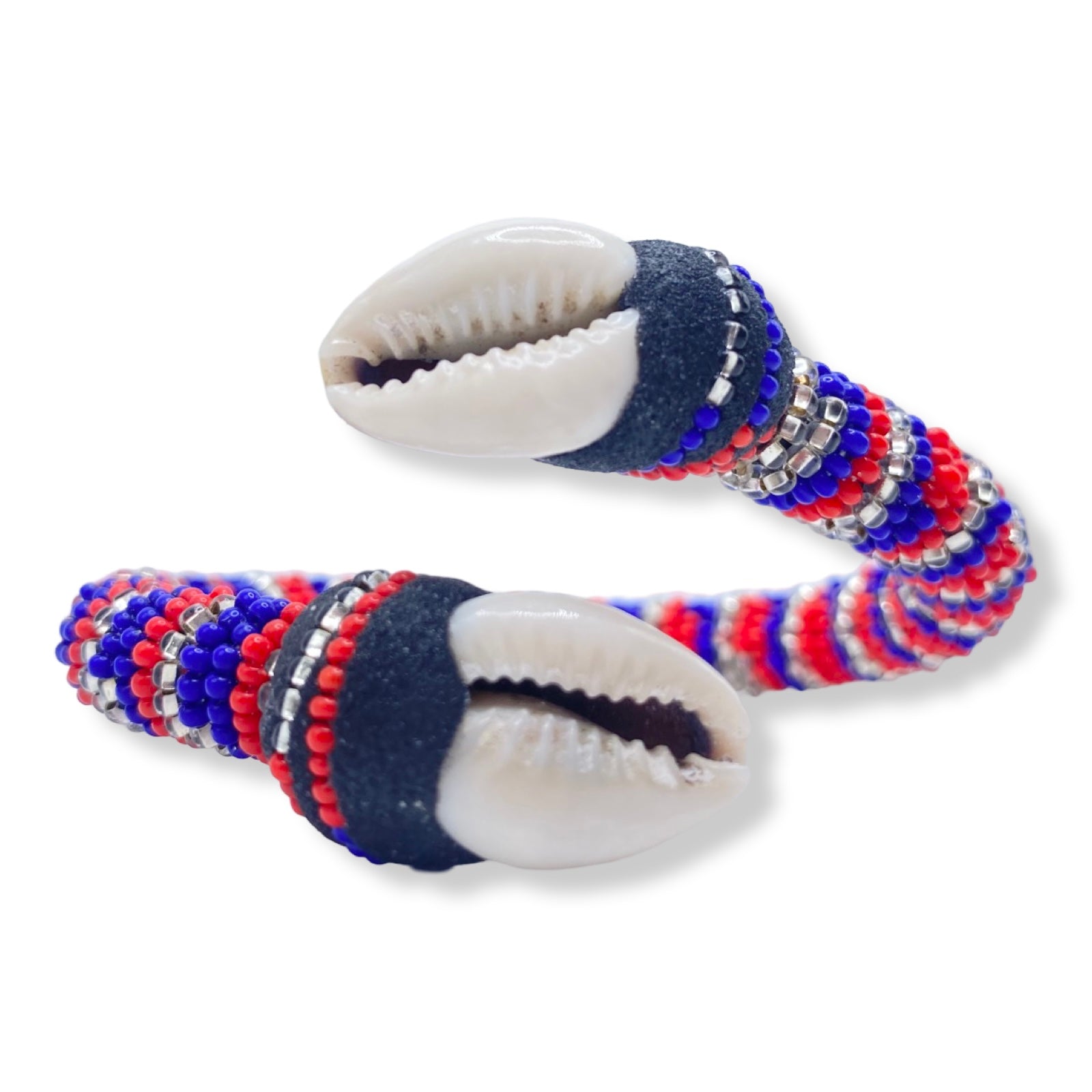 Handmade Ilde de Yemayá Okuté Bracelet - Cowrie Shell Yoruba Santeria Orisha - SanteriaGuide