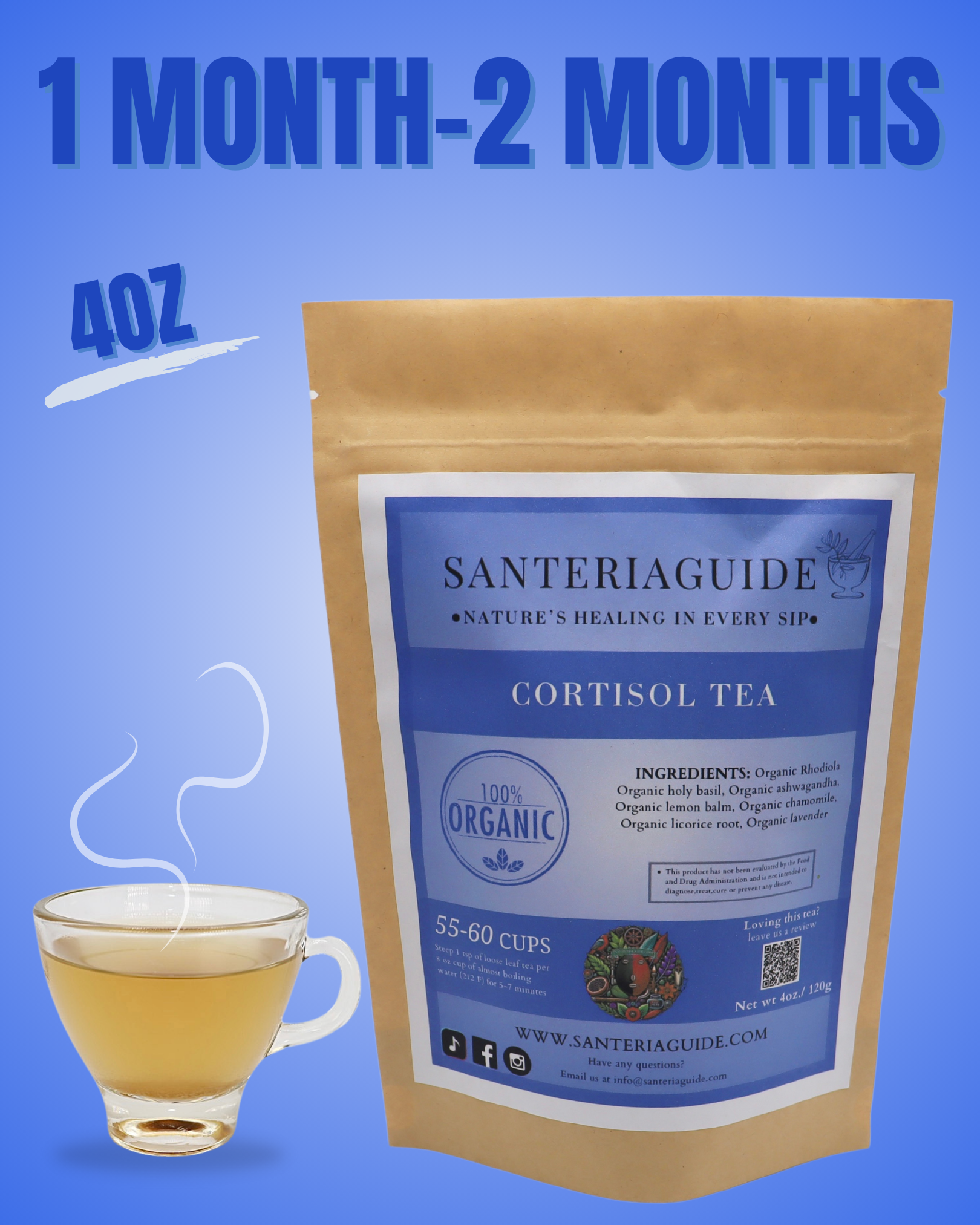 SanteriaGuides Cortisol Control Tea - SanteriaGuide