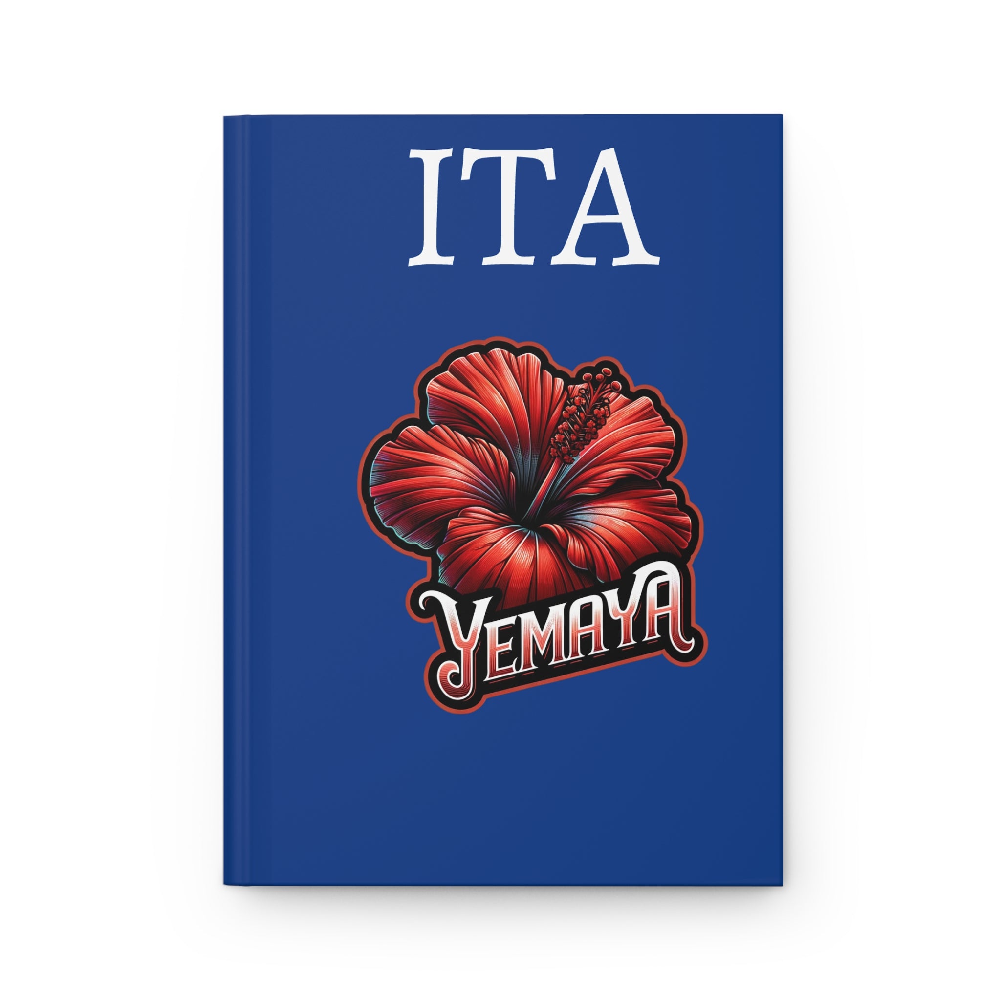 Yemaya Flower Hardcover Journal: Matte Finish ITA for Spiritual Reflection
