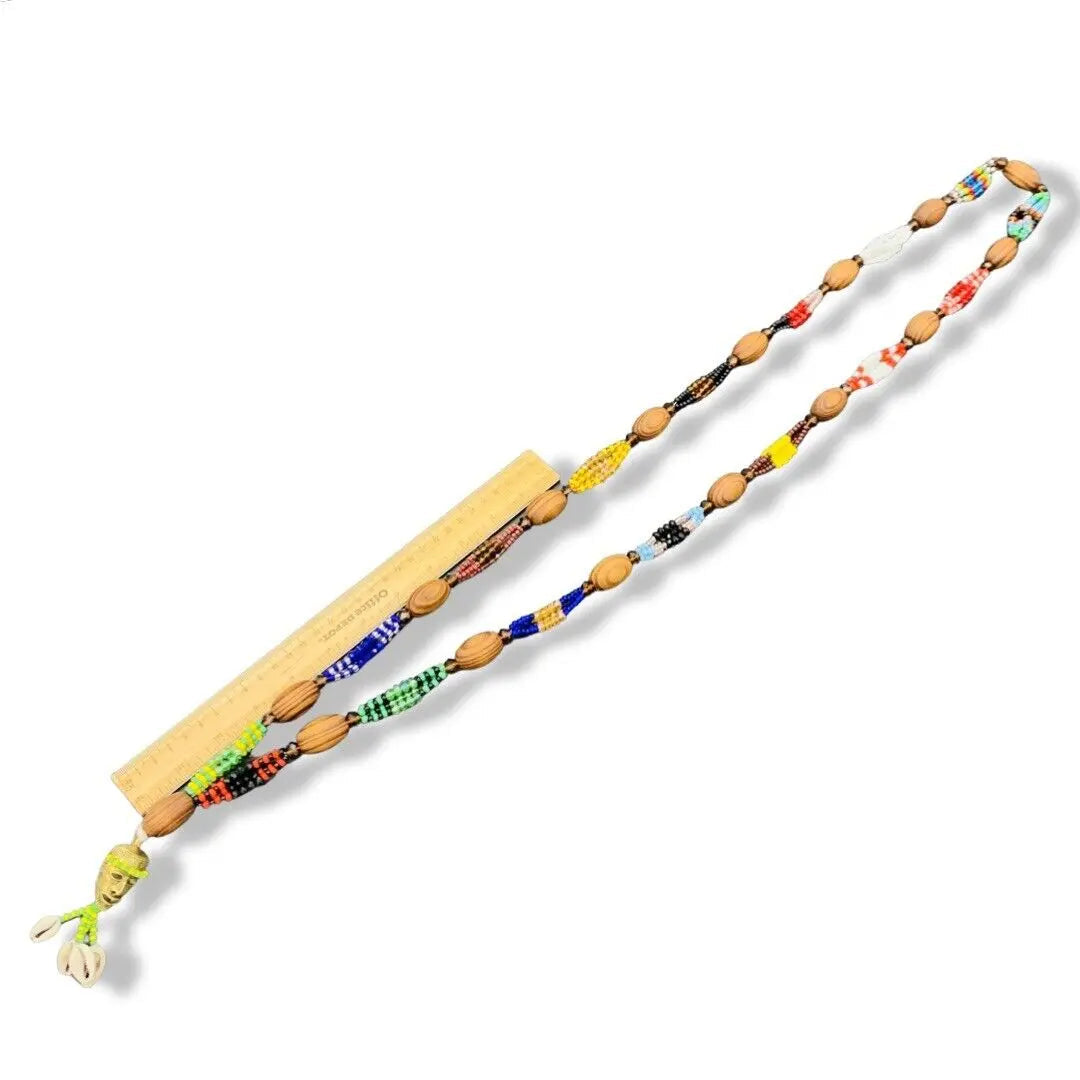 Handmade Eleke (Collar/Necklace) Ogbe Yono Ogbellono – 32 Inches for Babalawos - SanteriaGuide