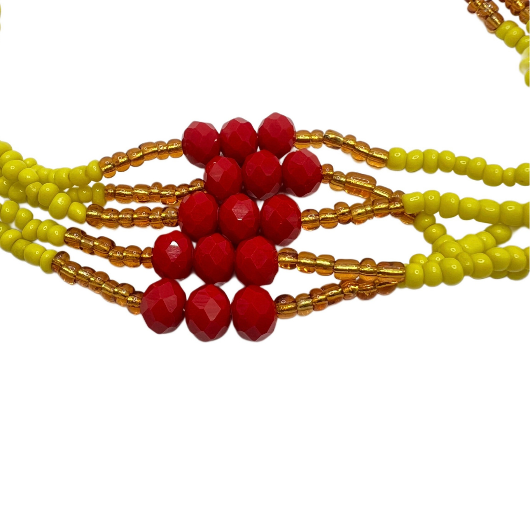 Mazo de Oshún Ibu Añá – En Cristal para Sopera (Oshún Ibu Añá Mazo – Cristal para Sopera)