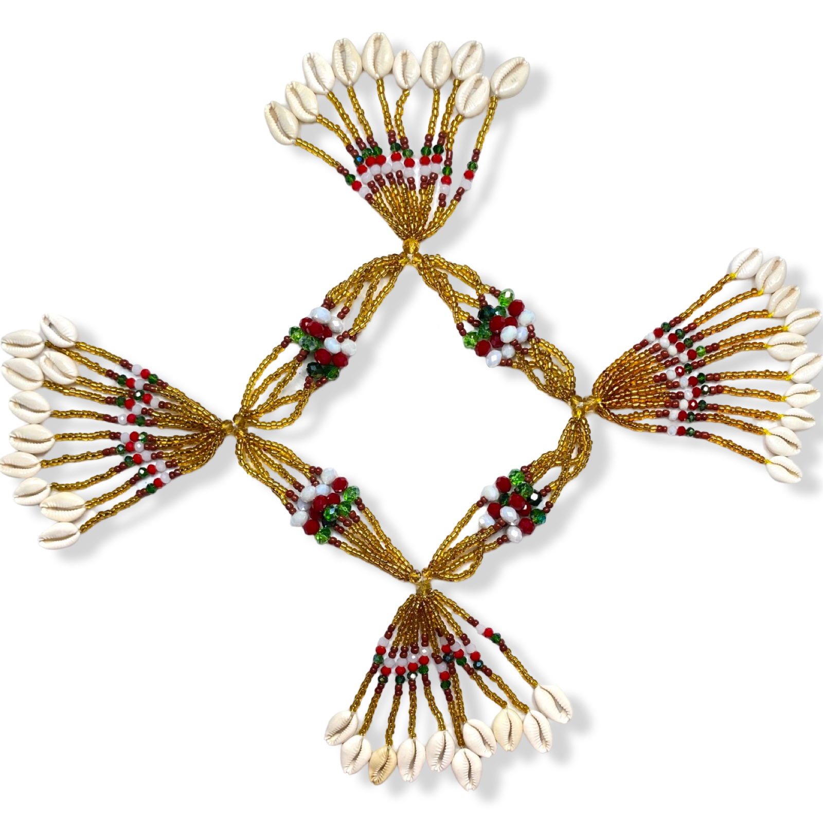 Handmade Mazo de Oshún Ibu Acuaro - Crystal for Sopera | Yoruba Santería Orisha - SanteriaGuide