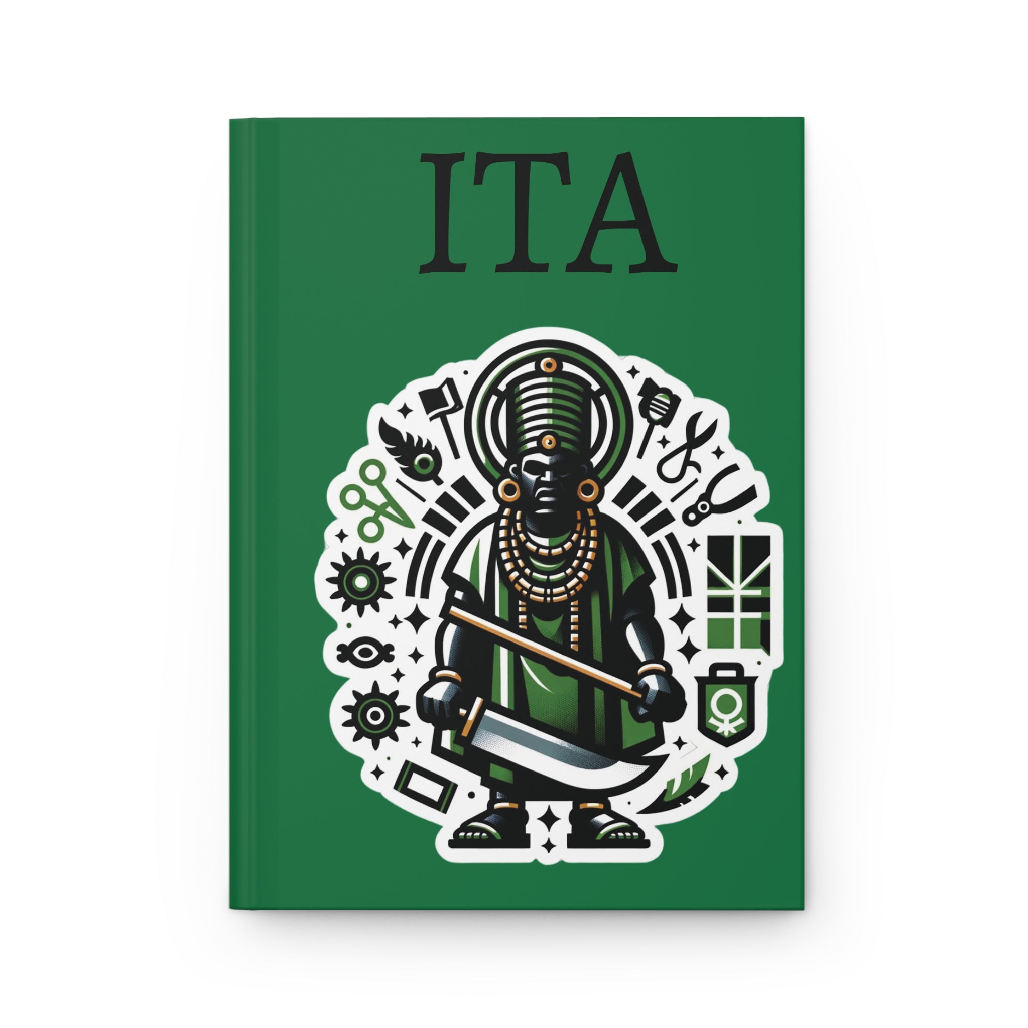 Ogun Hardcover Journal: Matte Finish ITA for Spiritual Reflection