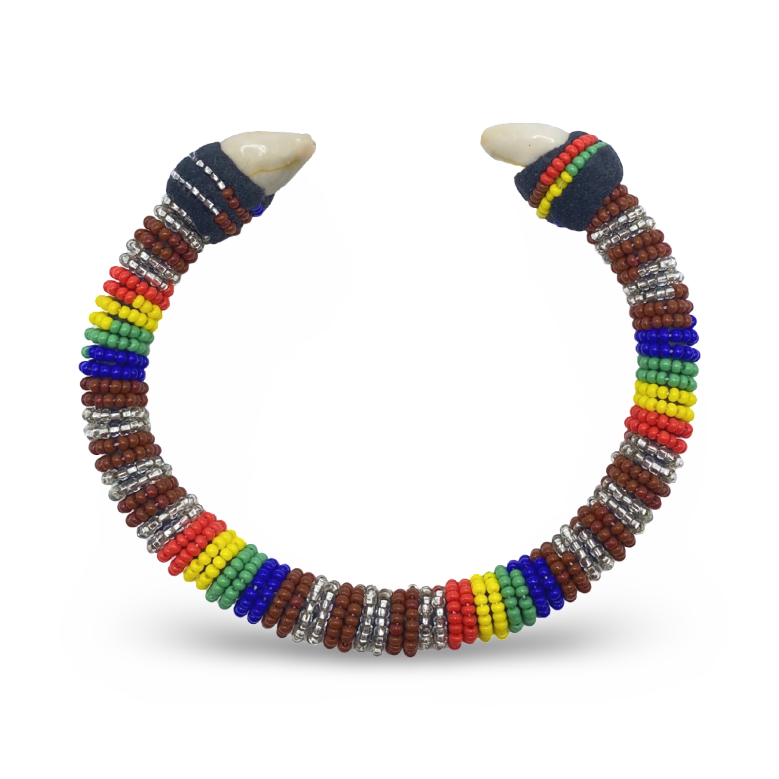 Handmade Ilde de Agayú Bracelet - Cowrie Shell Yoruba Santeria Orisha - SanteriaGuide